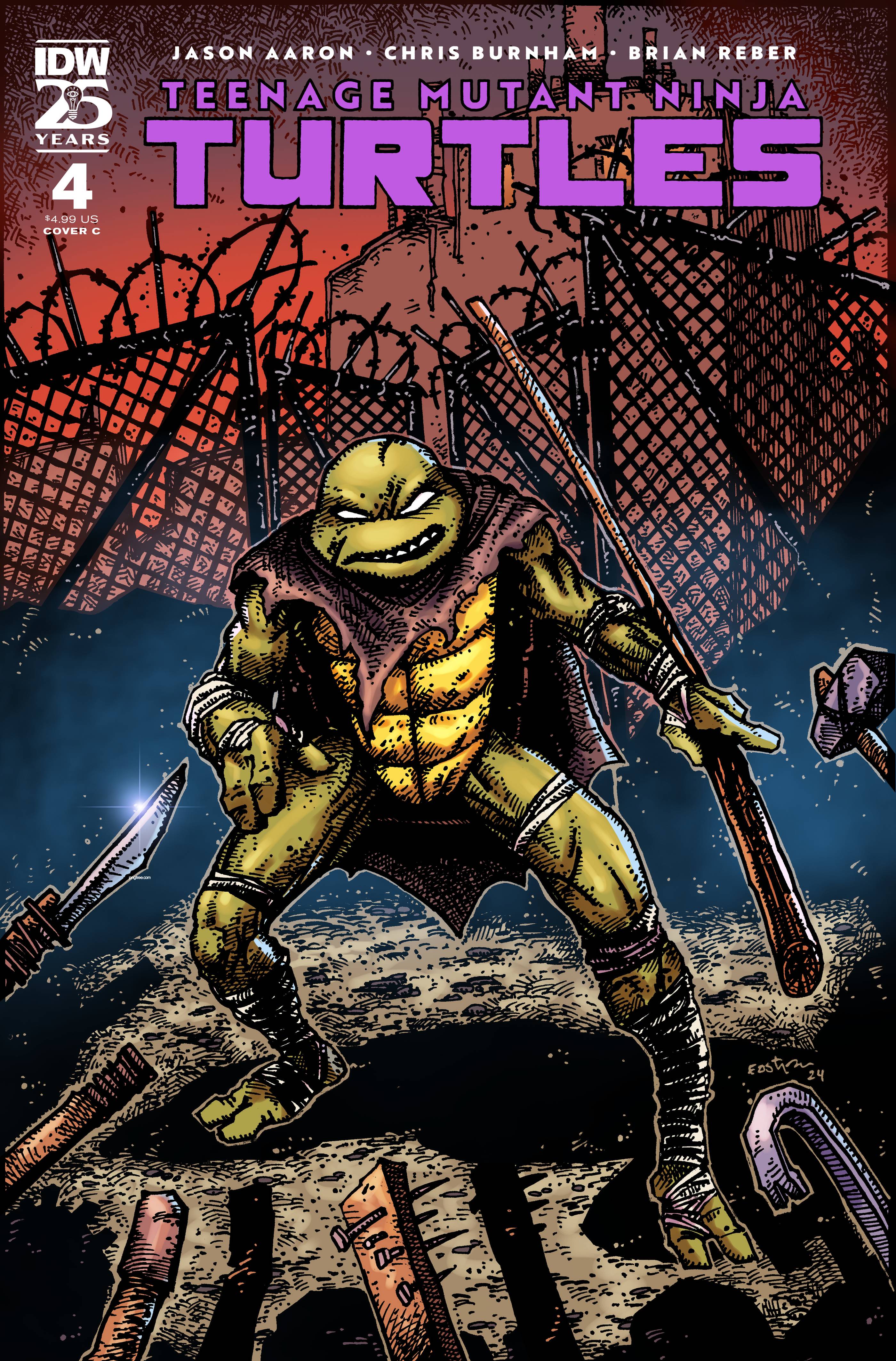 TEENAGE MUTANT NINJA TURTLES (2024) #4 CVR C EASTMAN