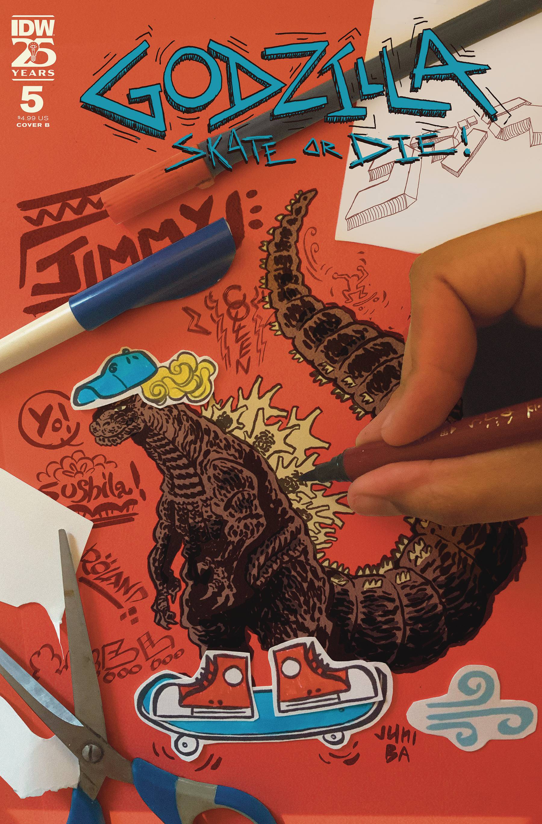 GODZILLA SKATE OR DIE (2024) #5 CVR B BA