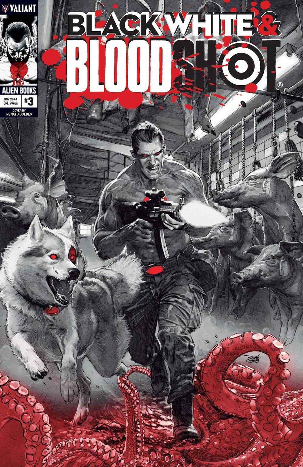 BLACK WHITE & BLOODSHOT (2024) #3 CVR A GUEDES