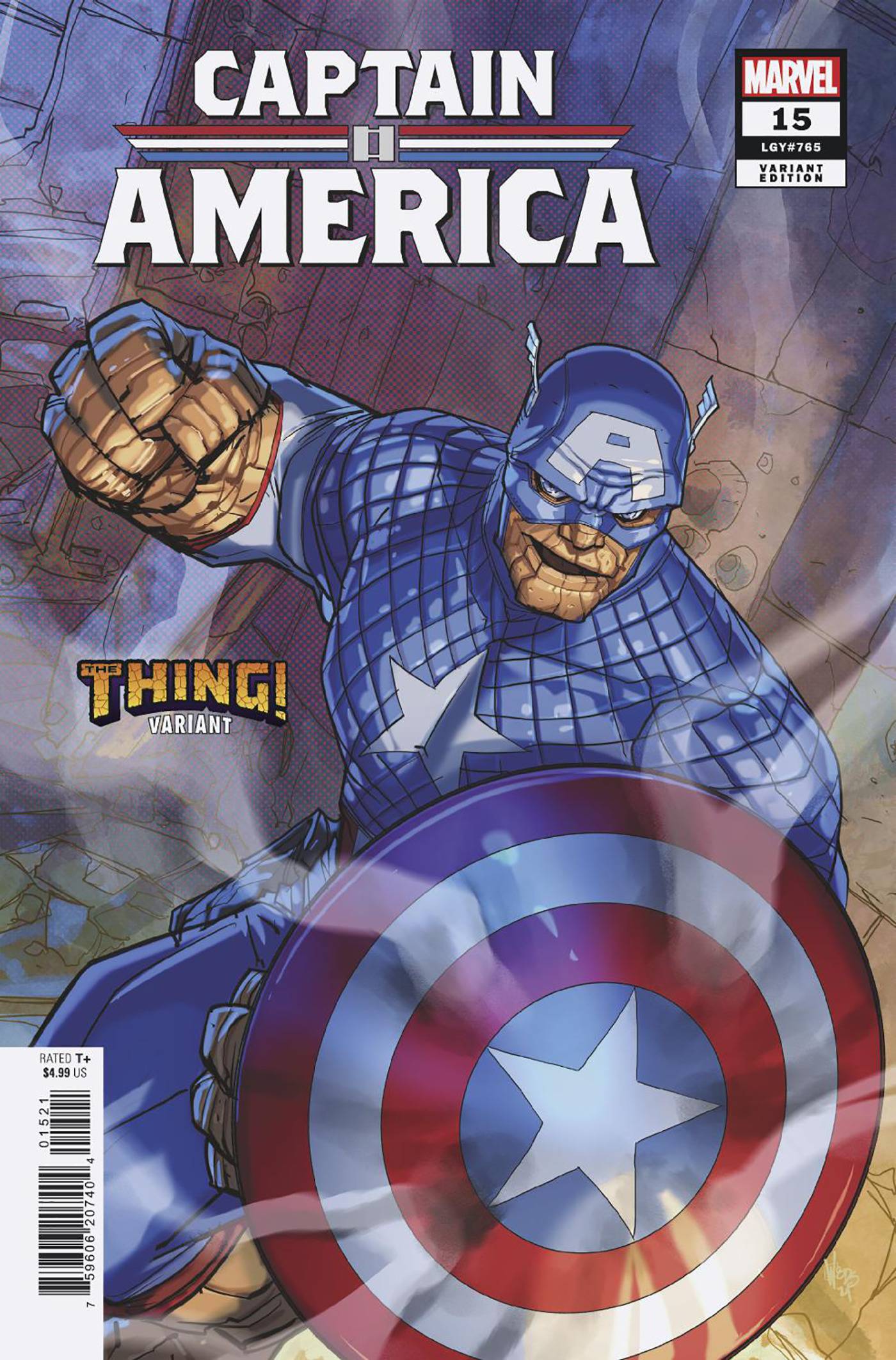 CAPTAIN AMERICA (2023) #15 PETE WOODS THE THING VAR