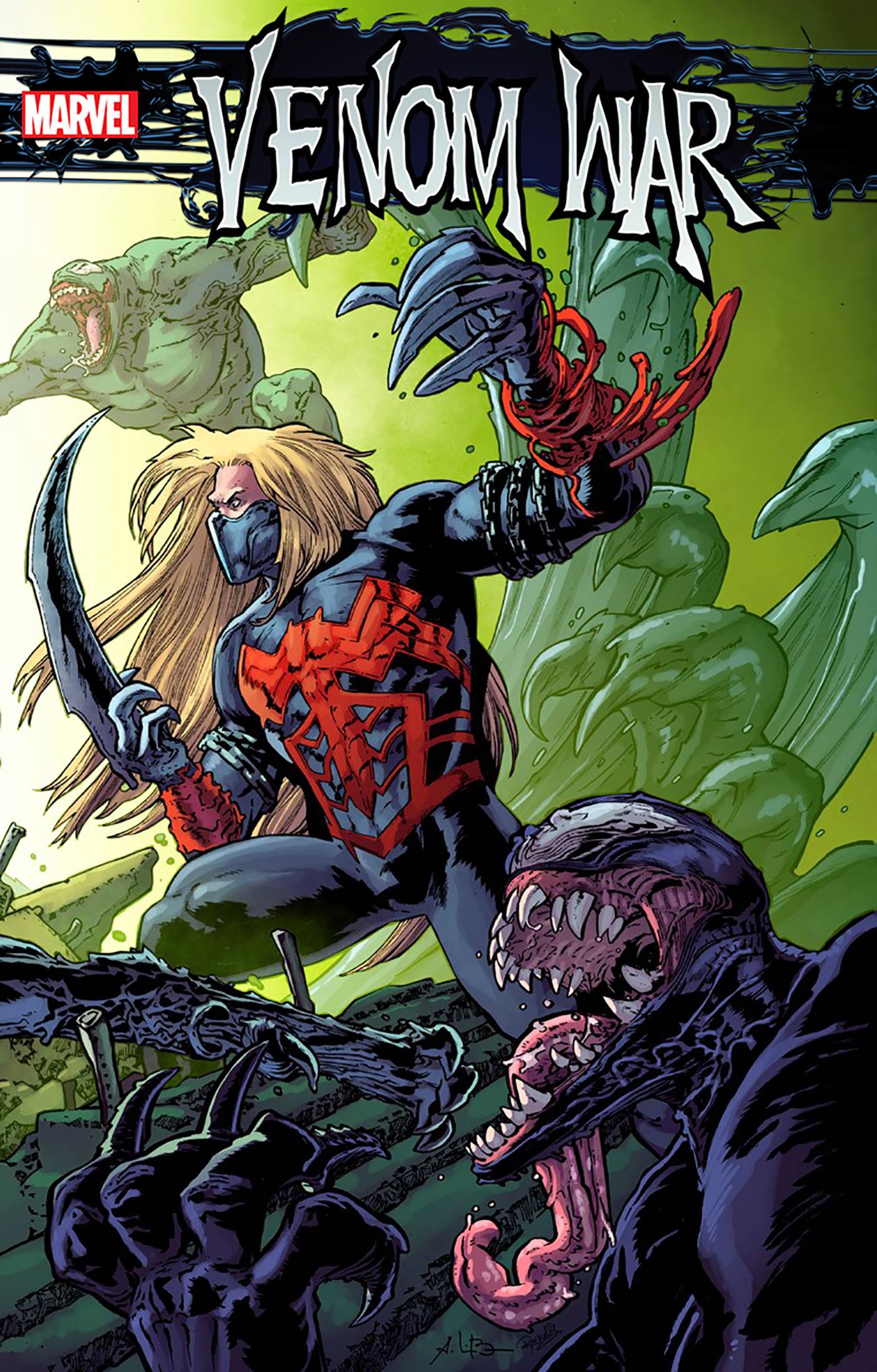 VENOM WAR (2024) #4 ANDREI BRESSAN TEAM DYLAN VAR