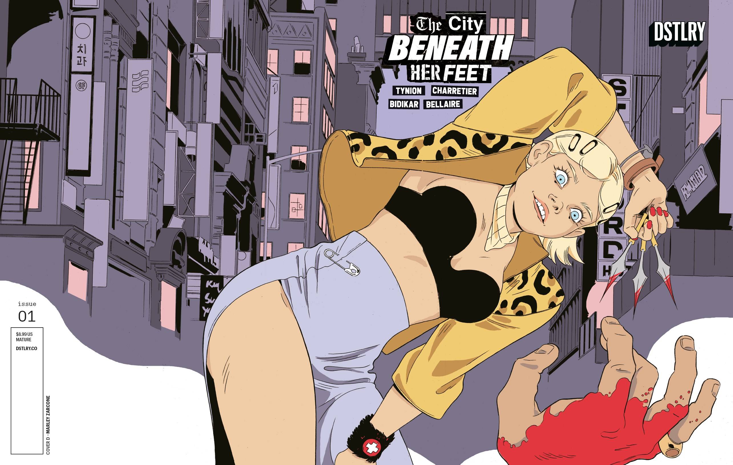 CITY BENEATH HER FEET (2024) #1 CVR D 25 COPY INCV ZARCONE VAR
