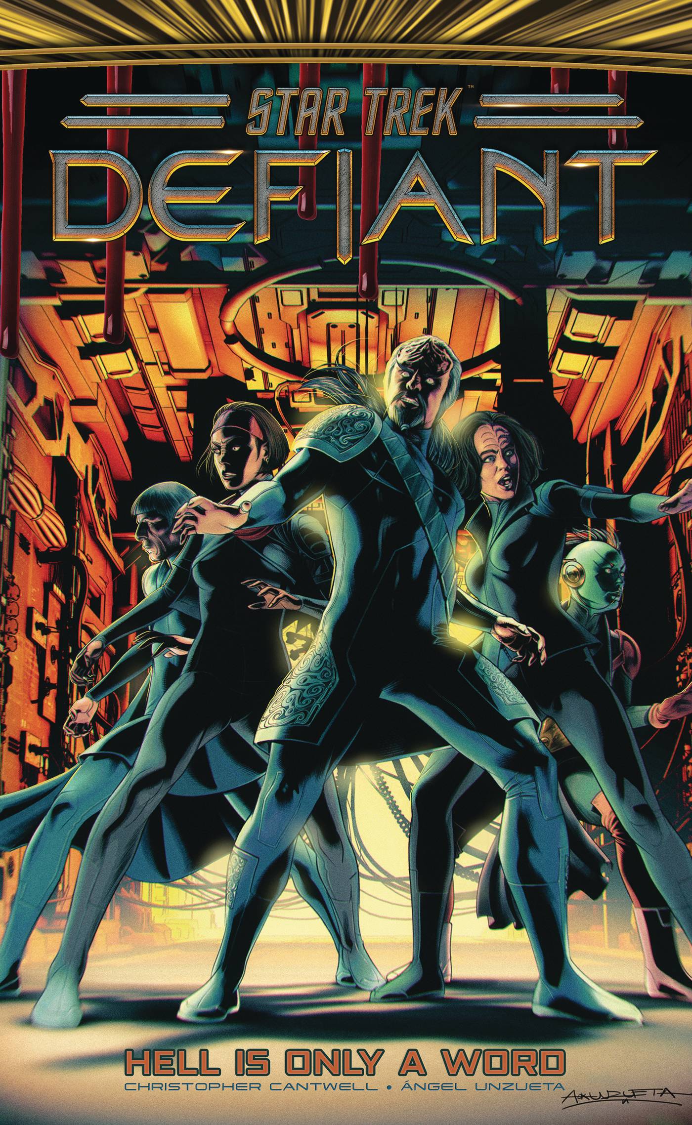 STAR TREK DEFIANT HC VOL 03 HELL IS ONLY A WORD - DAMAGED IN TRANSIT