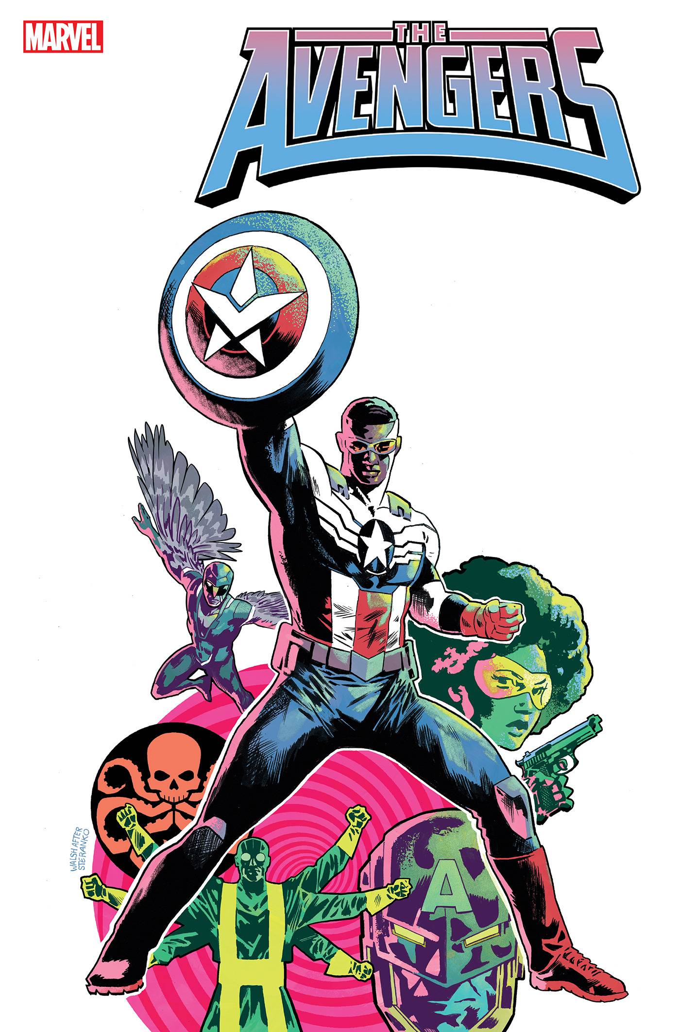 AVENGERS (2023) #22 WALSH CAPTAIN AMERICA SAM WILSON HOMAGE VAR