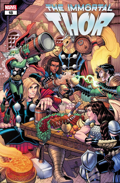 IMMORTAL THOR (2023) #18 NICK BRADSHAW WINTER HOLIDAY VAR