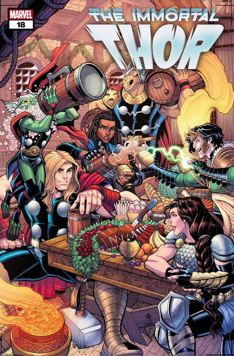 IMMORTAL THOR (2023) #18 NICK BRADSHAW WINTER HOLIDAY VAR