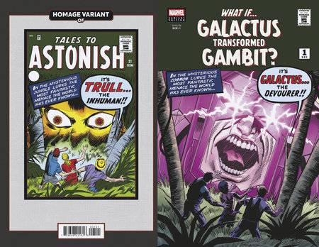 WHAT IF GALACTUS TRANSFORMED GAMBIT (2025) #1 (ONE SHOT) HOMAGE VAR