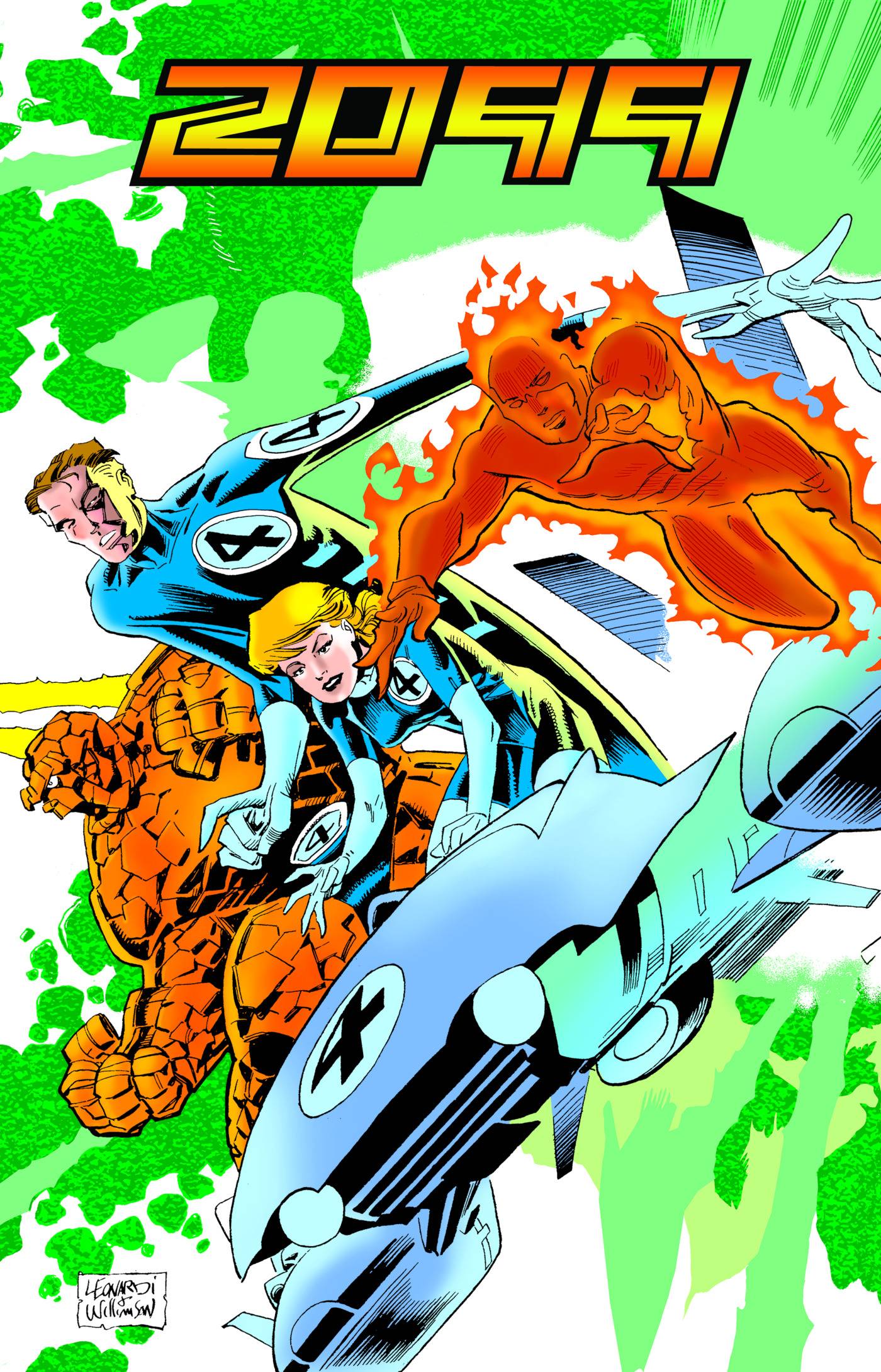 FANTASTIC FOUR/DOOM 2099 OMNIBUS HC LEONARDI DIRECT MARKET VAR
