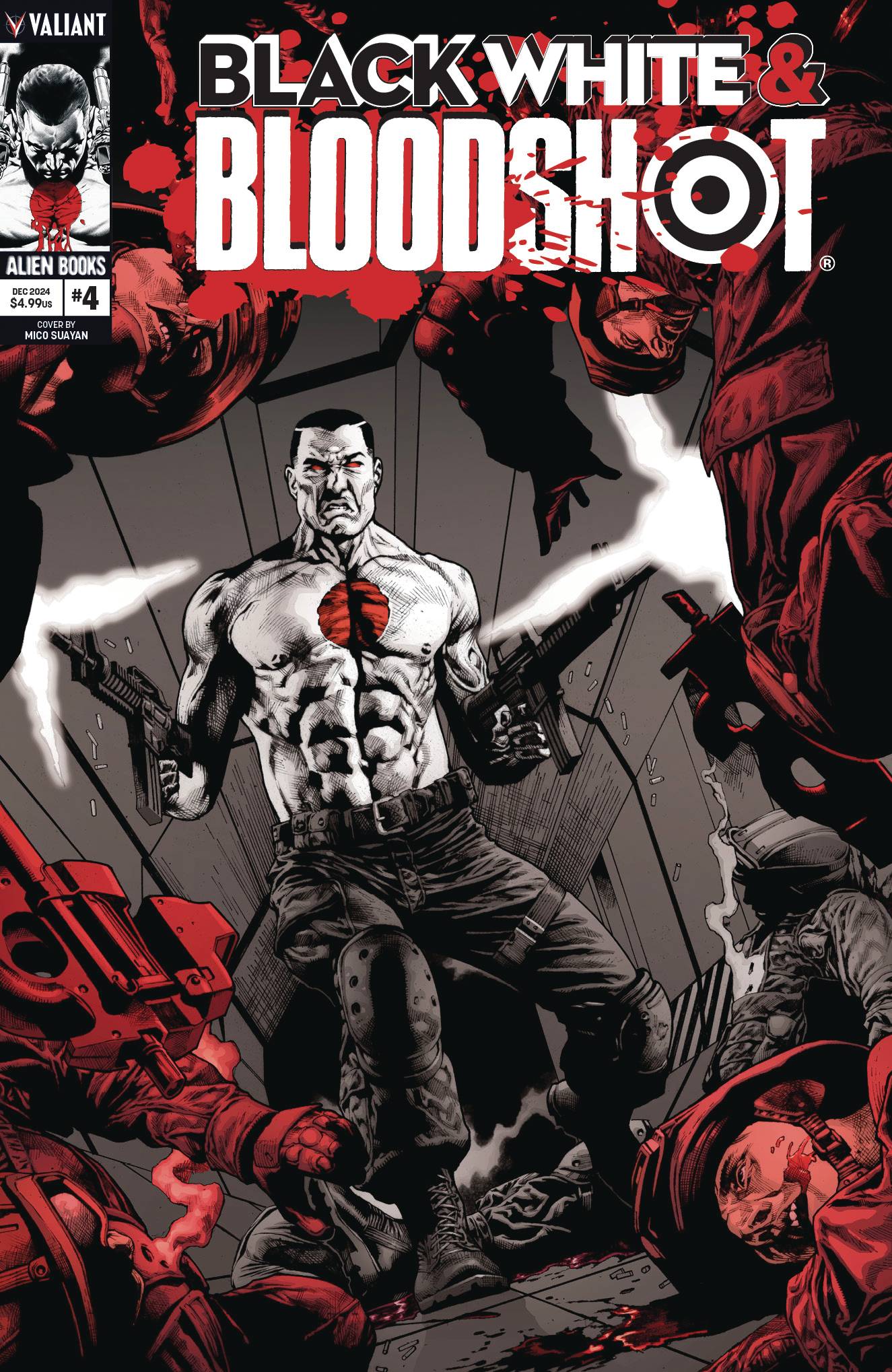 BLACK WHITE & BLOODSHOT (2024) #4 CVR B SUAYAN