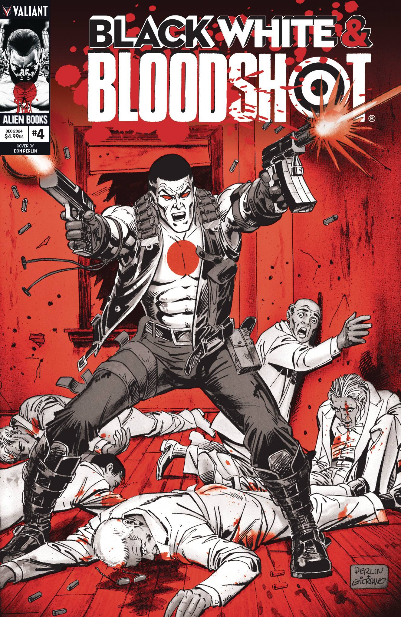 BLACK WHITE & BLOODSHOT (2024) #4 CVR C PERLIN