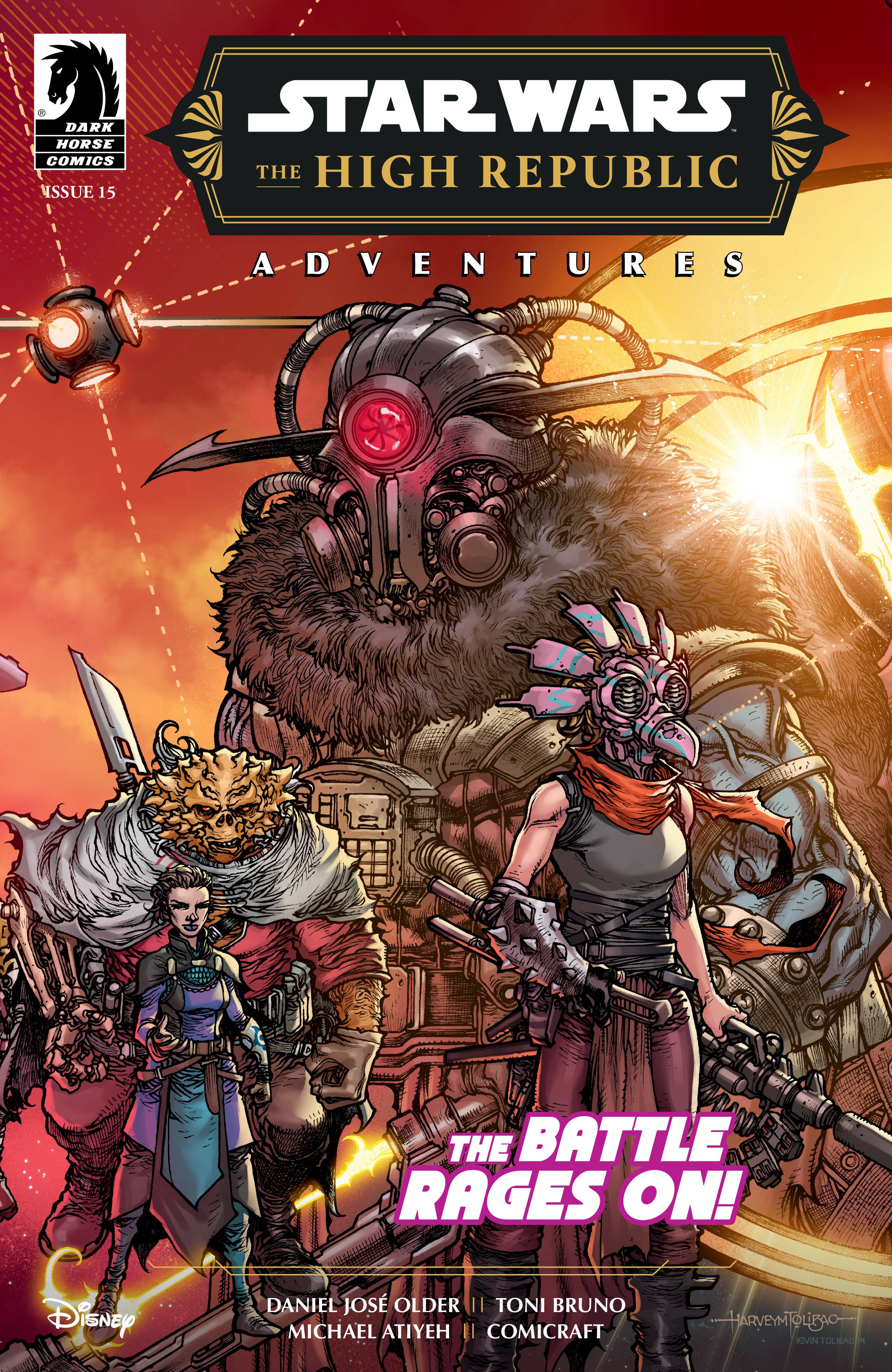 STAR WARS HIGH REPUBLIC ADVENTURES PHASE III (2023) #15 CVR A TOLIBAO