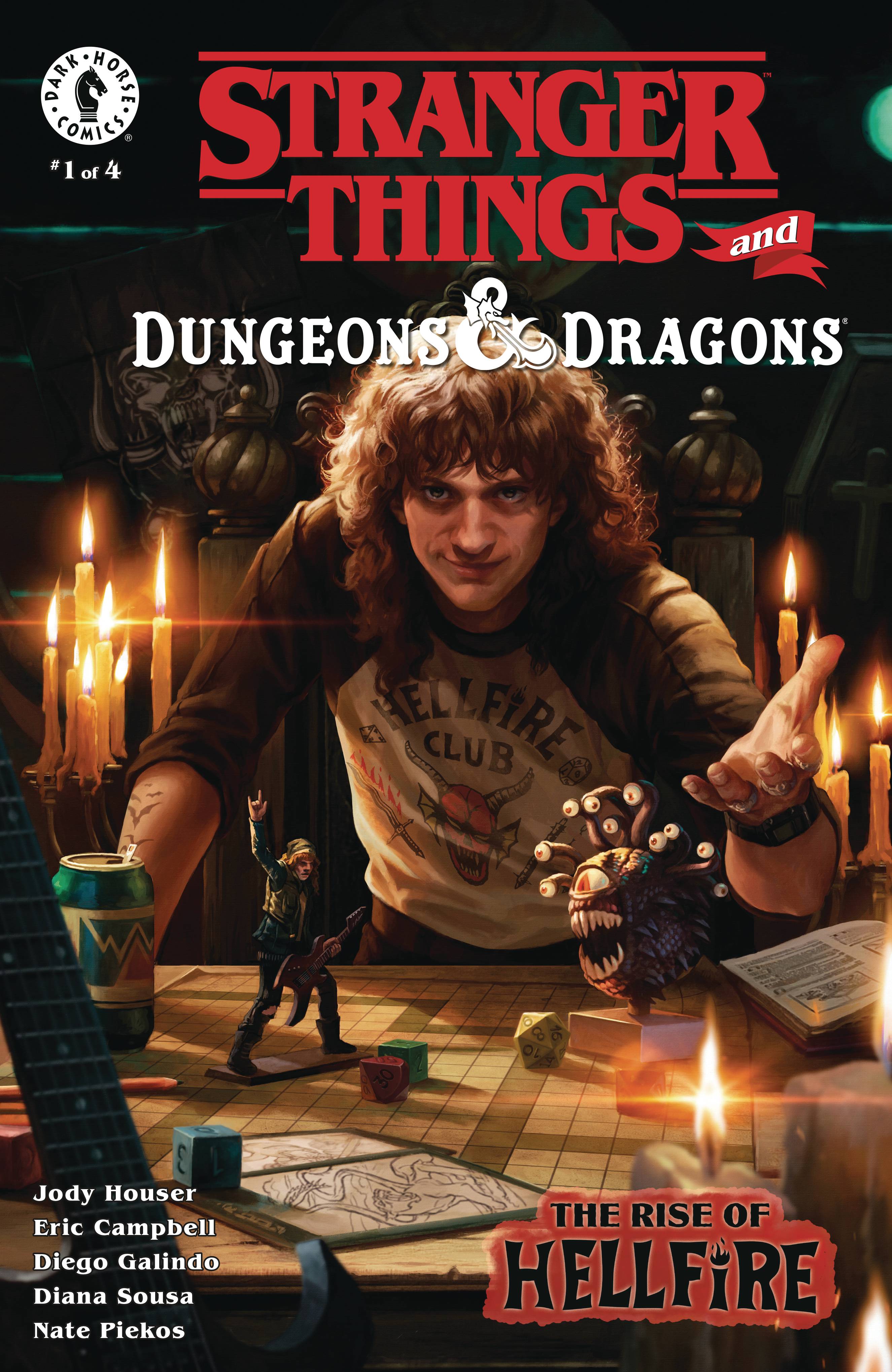 STRANGER THINGS D&D RISE OF HELLFIRE (2025) - SET OF FOUR