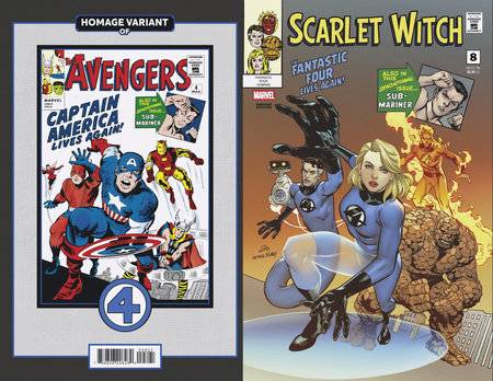 SCARLET WITCH (2024) #8 MARCUS TO FANTASTIC FOUR HOMAGE VAR