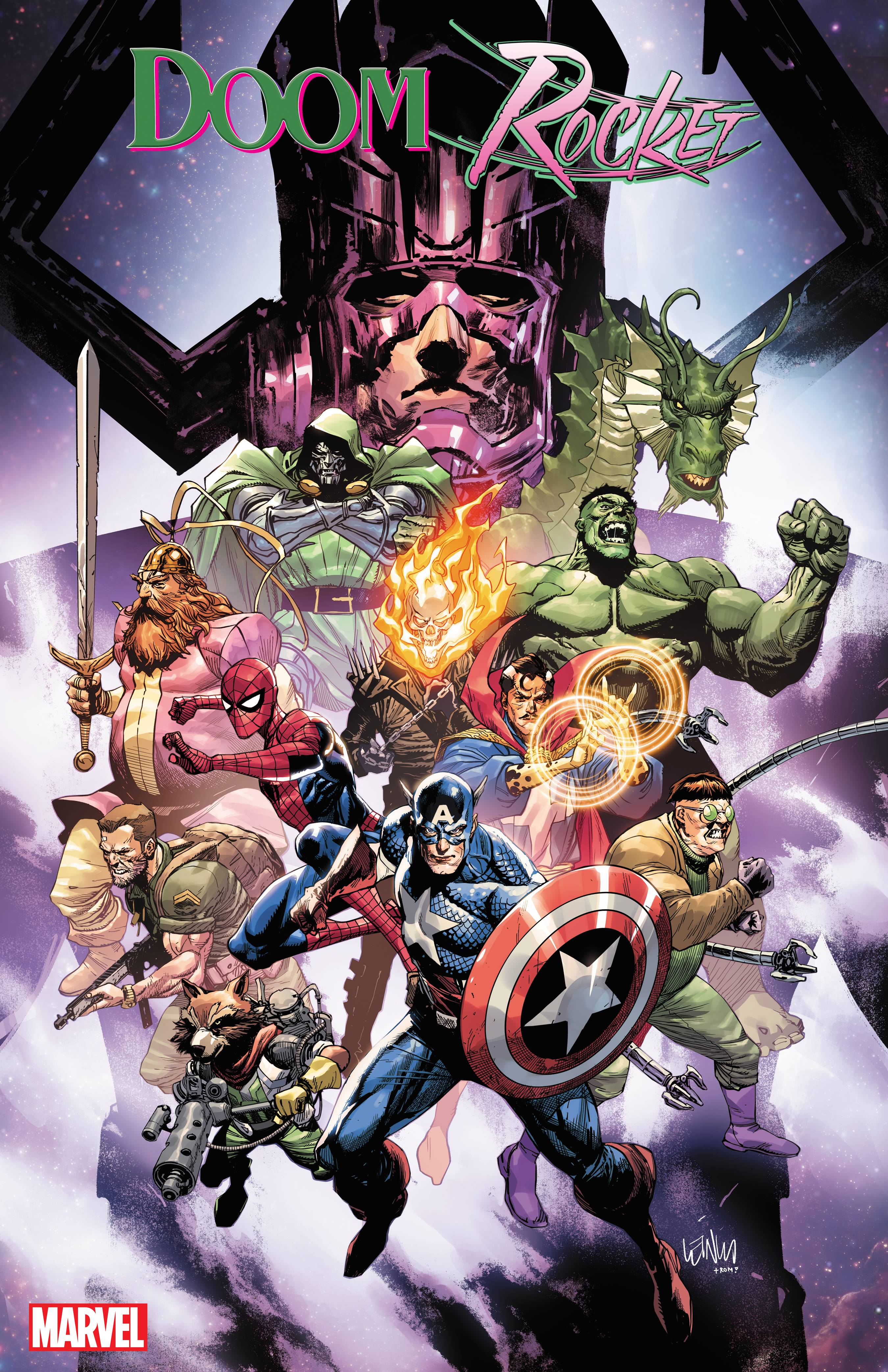DOCTOR DOOM & ROCKET RACCOON (2025) #1 LEINIL YU PROMO VAR