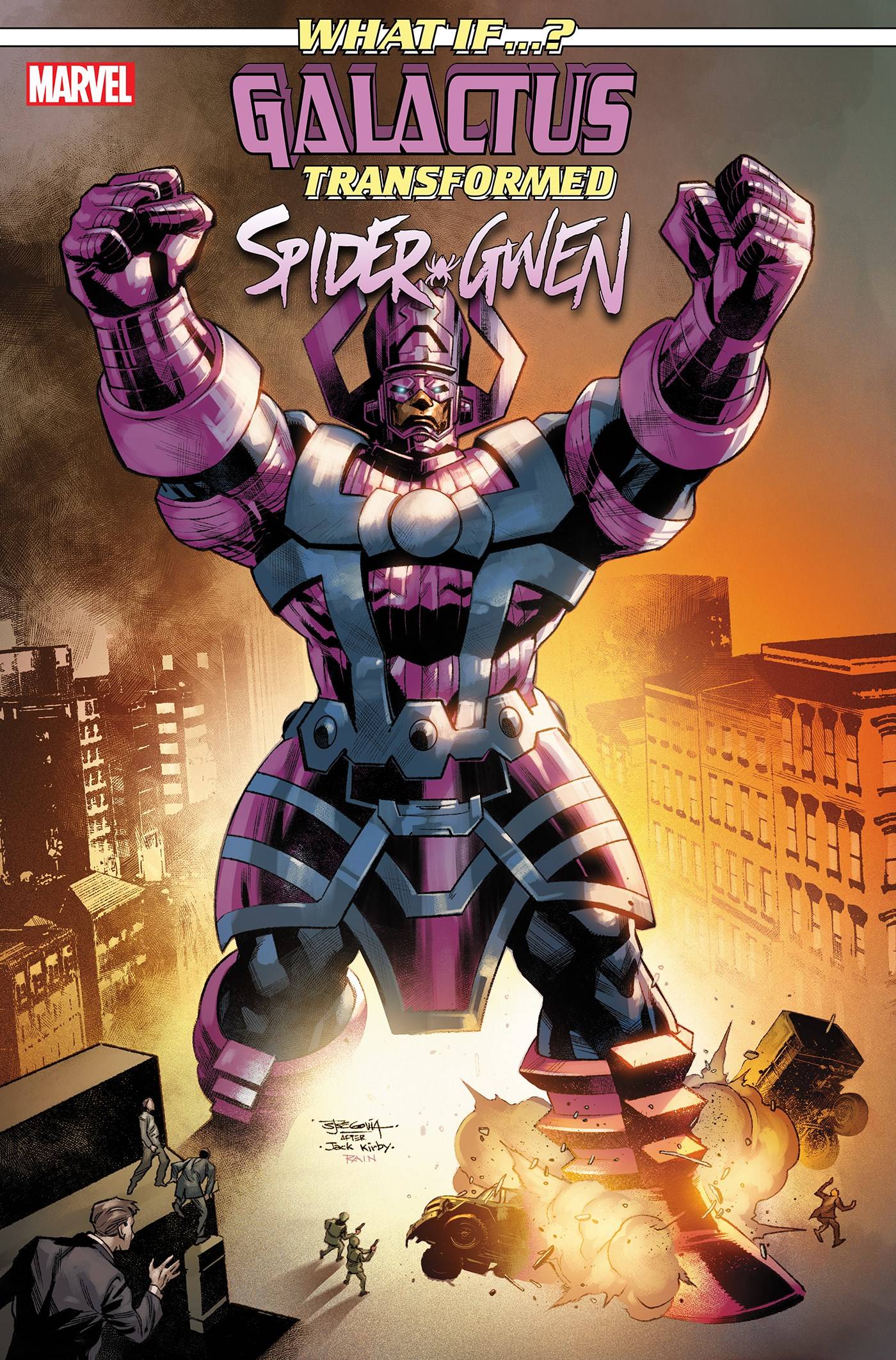 WHAT IF GALACTUS TRANSFORMED SPIDER-GWEN (2025) #1 (ONE SHOT) HOMAGE VAR