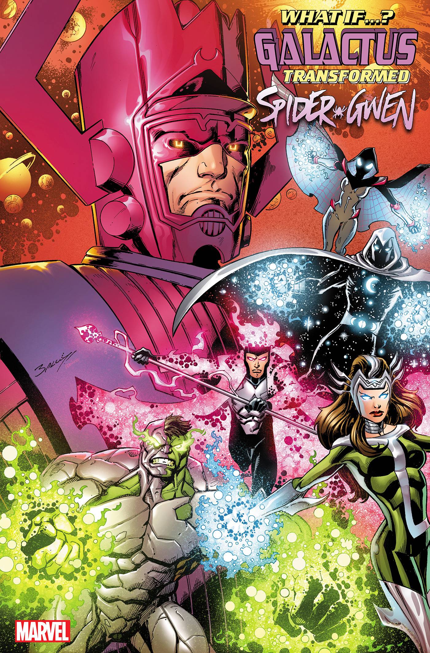 WHAT IF GALACTUS TRANSFORMED SPIDER-GWEN (2025) #1 (ONE SHOT) MARK BAGLEY VAR