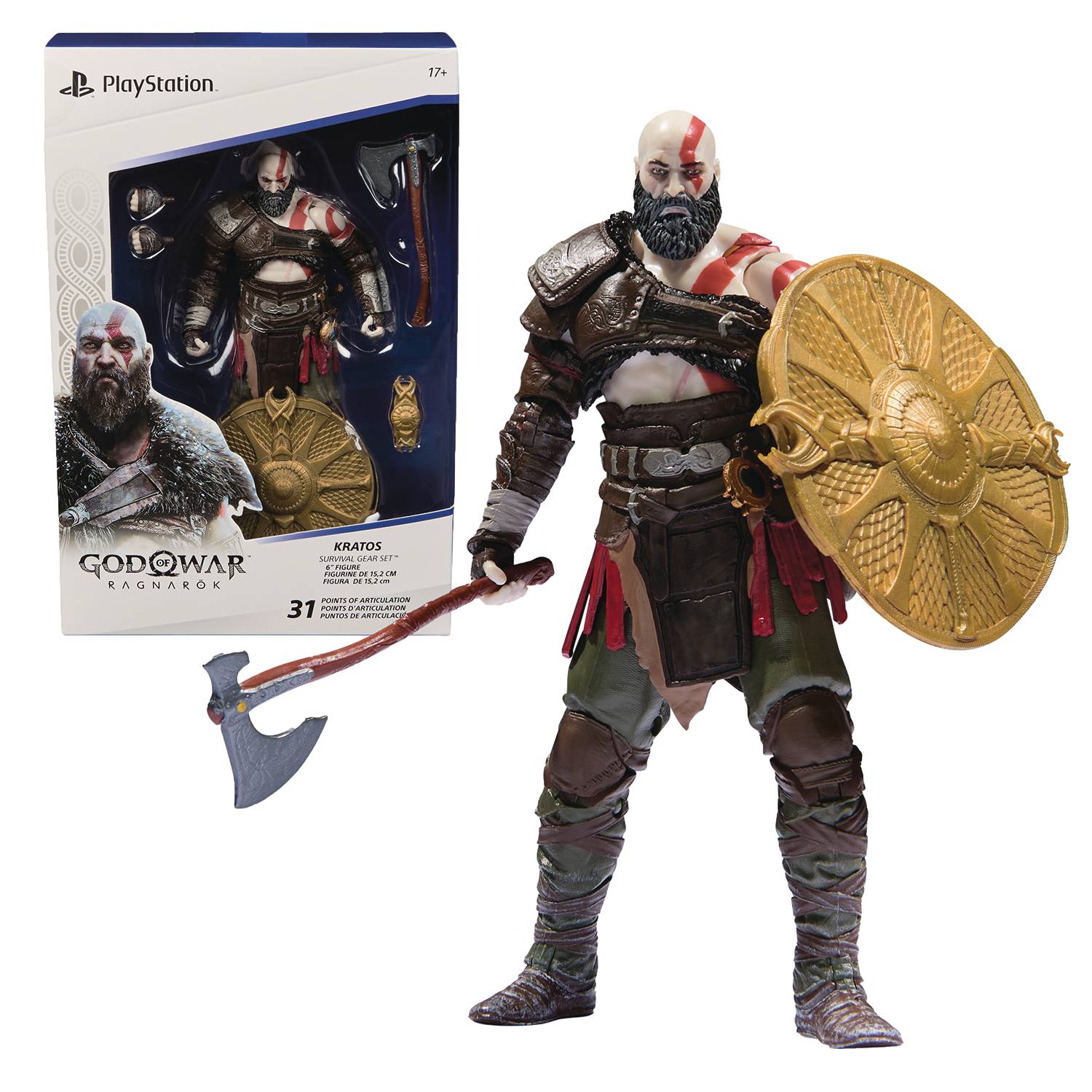 PS GOD OF WAR RAGNAROK KRATOS 6IN AF