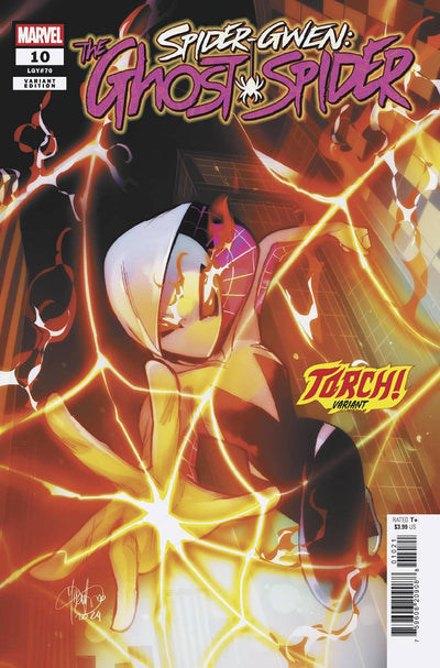 SPIDER-GWEN GHOST SPIDER (2024) #10 MIRKA ANDOLFO TORCH VAR