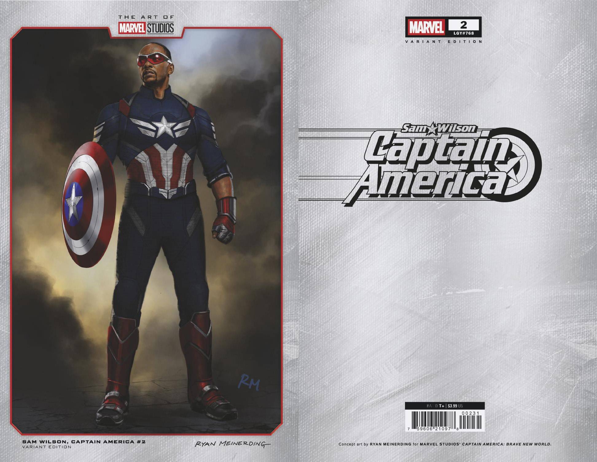 SAM WILSON CAPTAIN AMERICA (2025) #2 MARVEL STUDIOS VAR