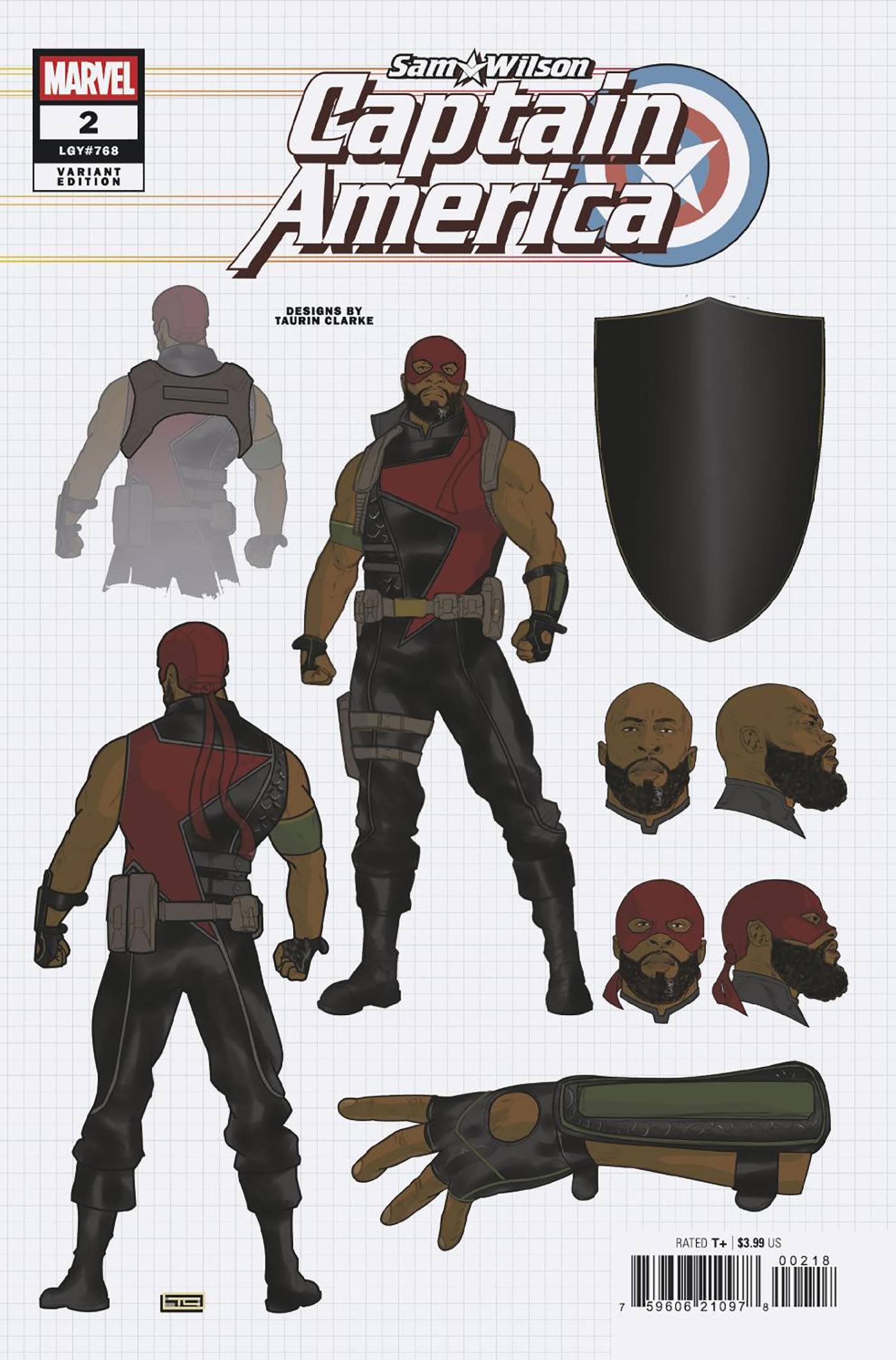 SAM WILSON CAPTAIN AMERICA (2025) #2 10 COPY INCV DESIGN VAR