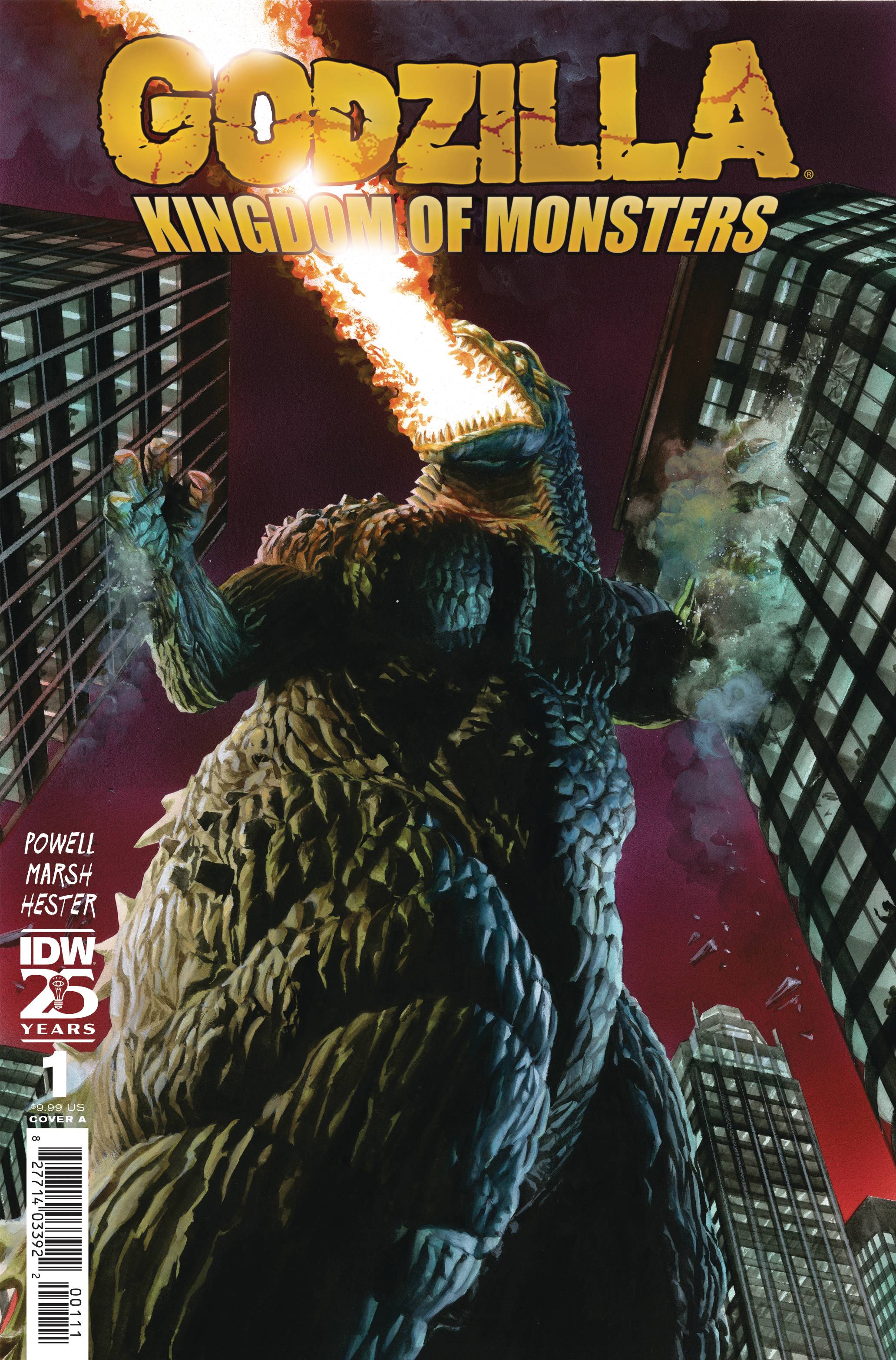 GODZILLA 70TH ANNIVERSARY FOIL CLASSICS (2025) GODZILLA KINGDOM OF MONSTERS #1