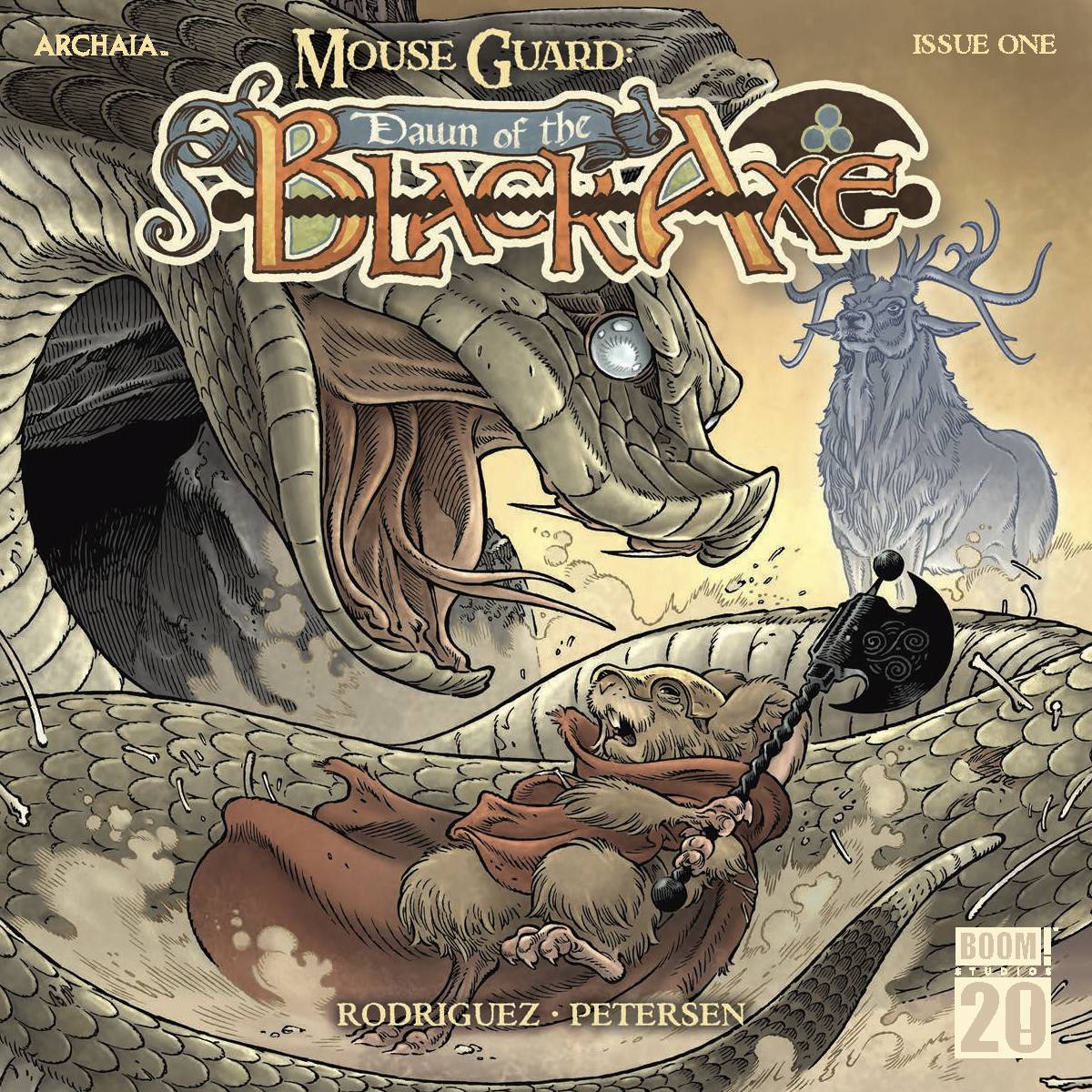 MOUSE GUARD DAWN OF THE BLACK AXE (2025) #1 CVR A RODRIGUEZ