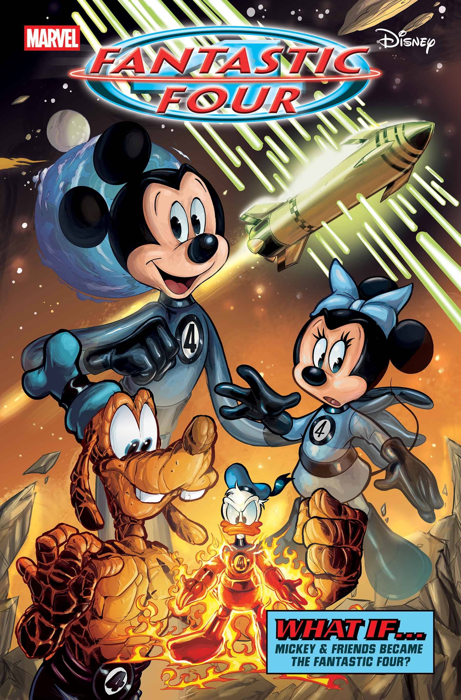 FANTASTIC FOUR (2022) #30 CANGIALOSI WHAT IF DISNEY FF HOMAGE VAR