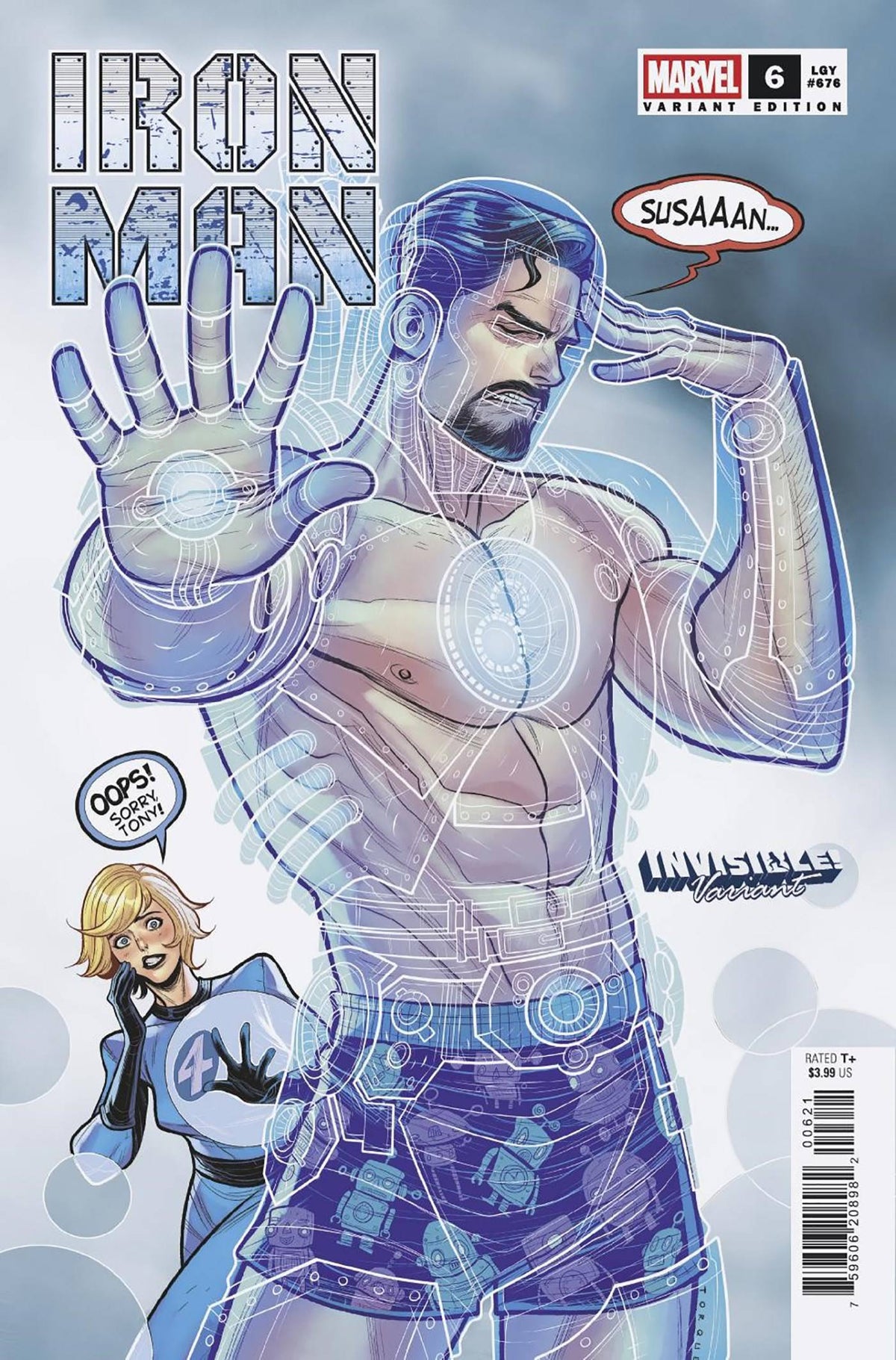 IRON MAN (2024) #6 ELIZABETH TORQUE INVISIBLE VAR – Kings Comics