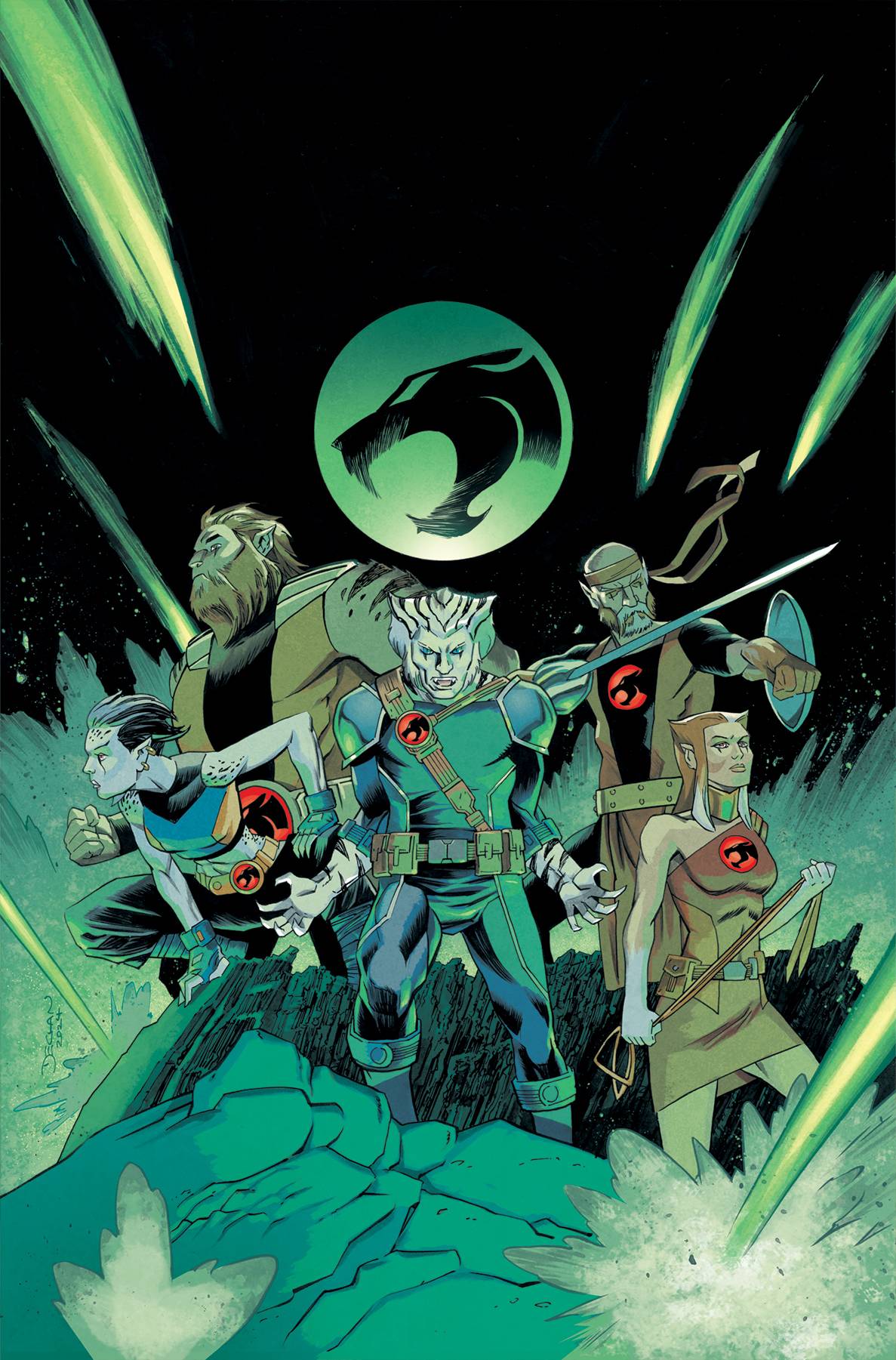 THUNDERCATS LOST (2025) #1 CVR Q 25 COPY INCV SHALVEY VIRGIN VAR