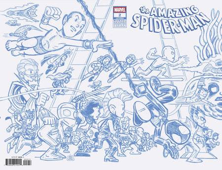AMAZING SPIDER-MAN (2025) #2 50 COPY INCV CONNECT LINE SKETCH VAR L