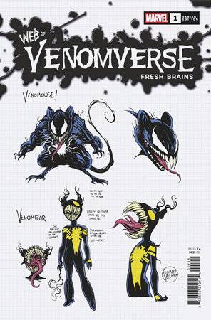 WEB OF VENOMVERSE FRESH BRAINS (2025) #1 (ONE SHOT) 10 COPY INCV VECCHIO DESIGN VAR