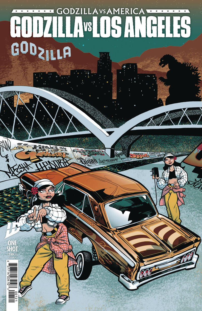 GODZILLA VS AMERICA LOS ANGELES (2025) #1 (ONE SHOT) CVR B GONZO