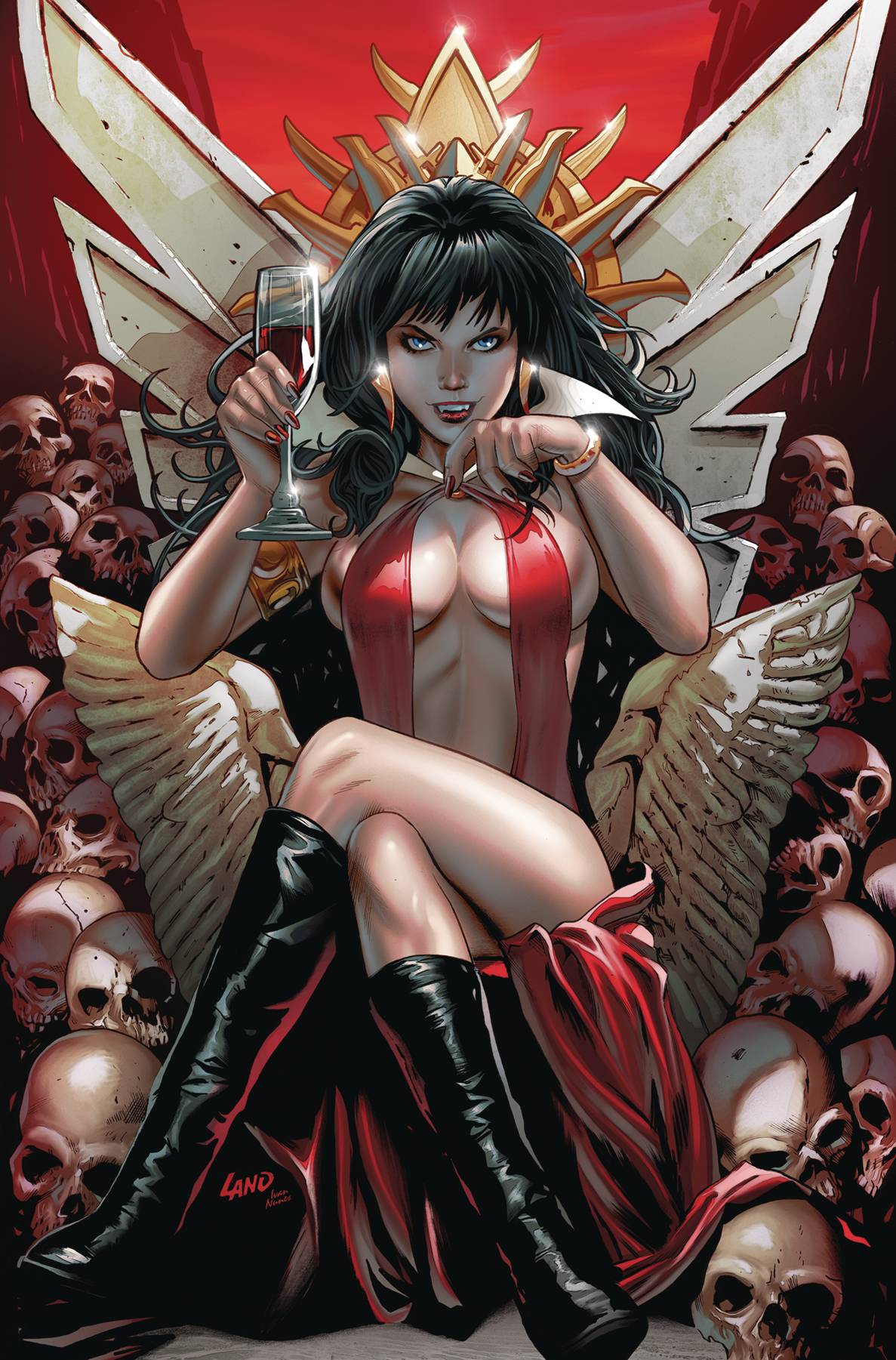 VAMPIRELLA (2025) #2 CVR V 25 COPY LAND VIRGIN VAR