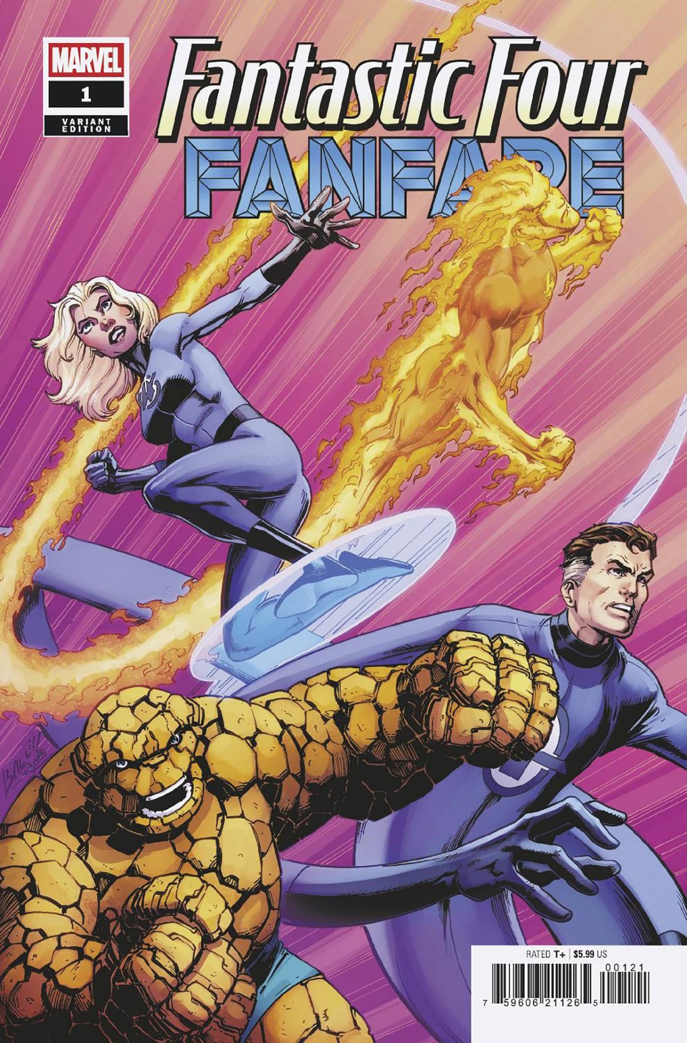 FANTASTIC FOUR FANFARE (2025) #1 MARK BAGLEY VAR