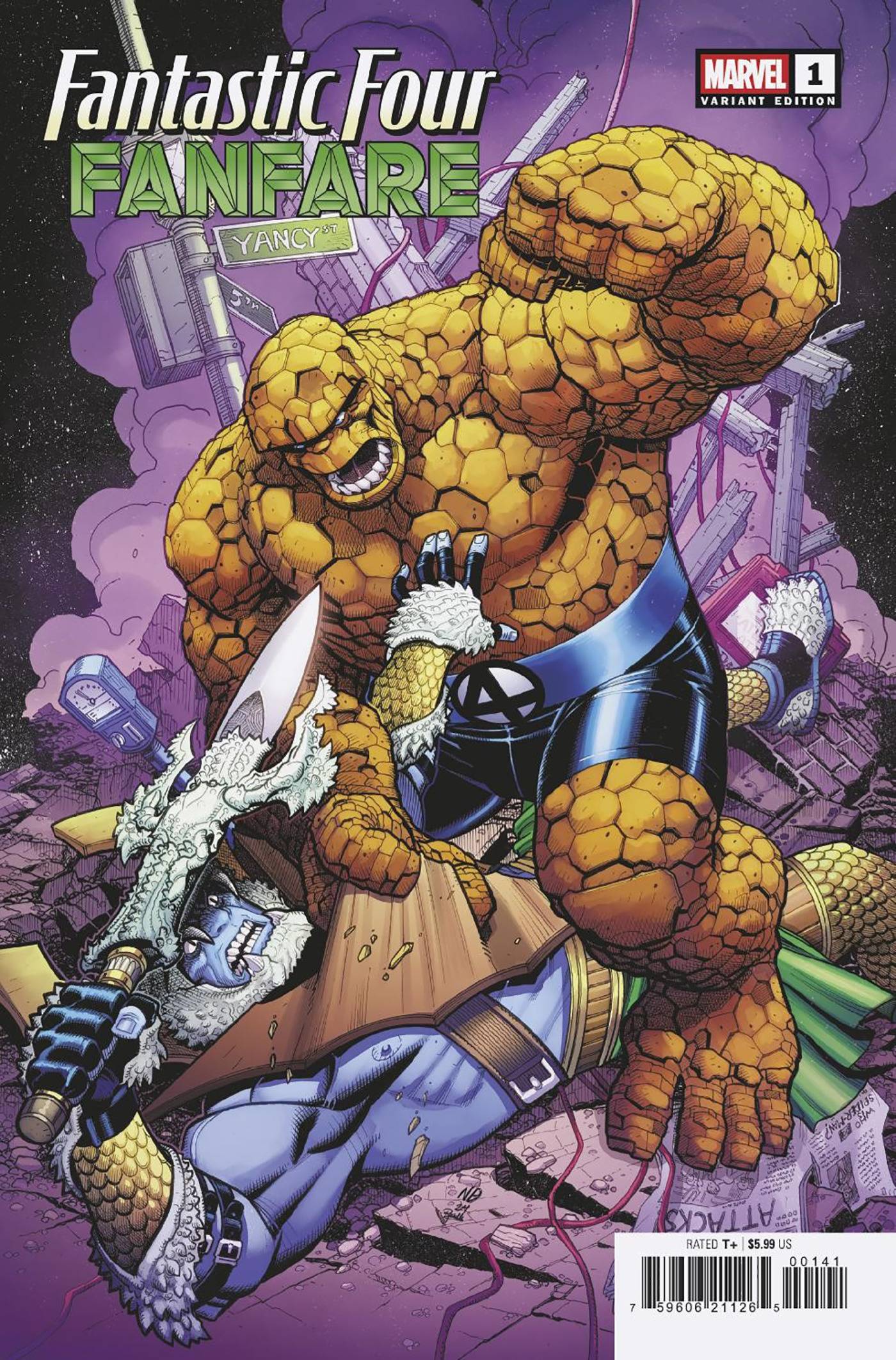 FANTASTIC FOUR FANFARE (2025) #1 NICK BRADSHAW VAR