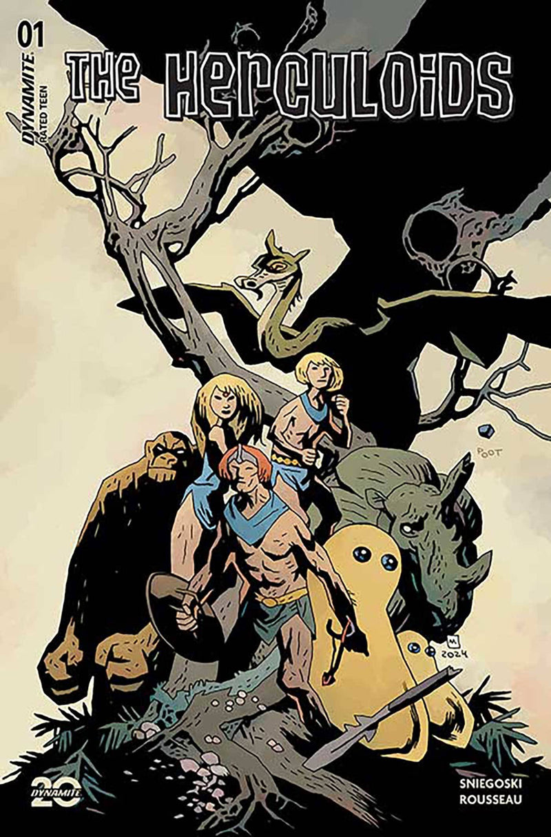 HERCULOIDS (2025) #1 CVR ZF 10 COPY FOC INCV MIGNOLA FOIL VAR