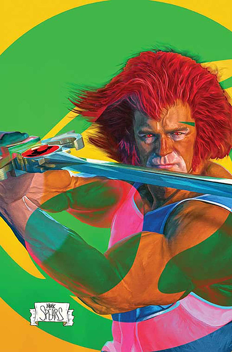 THUNDERCATS (2024) #13 CVR ZB 10 COPY FOC INCV SPEARS GREEN BACKGROUND FOIL VAR