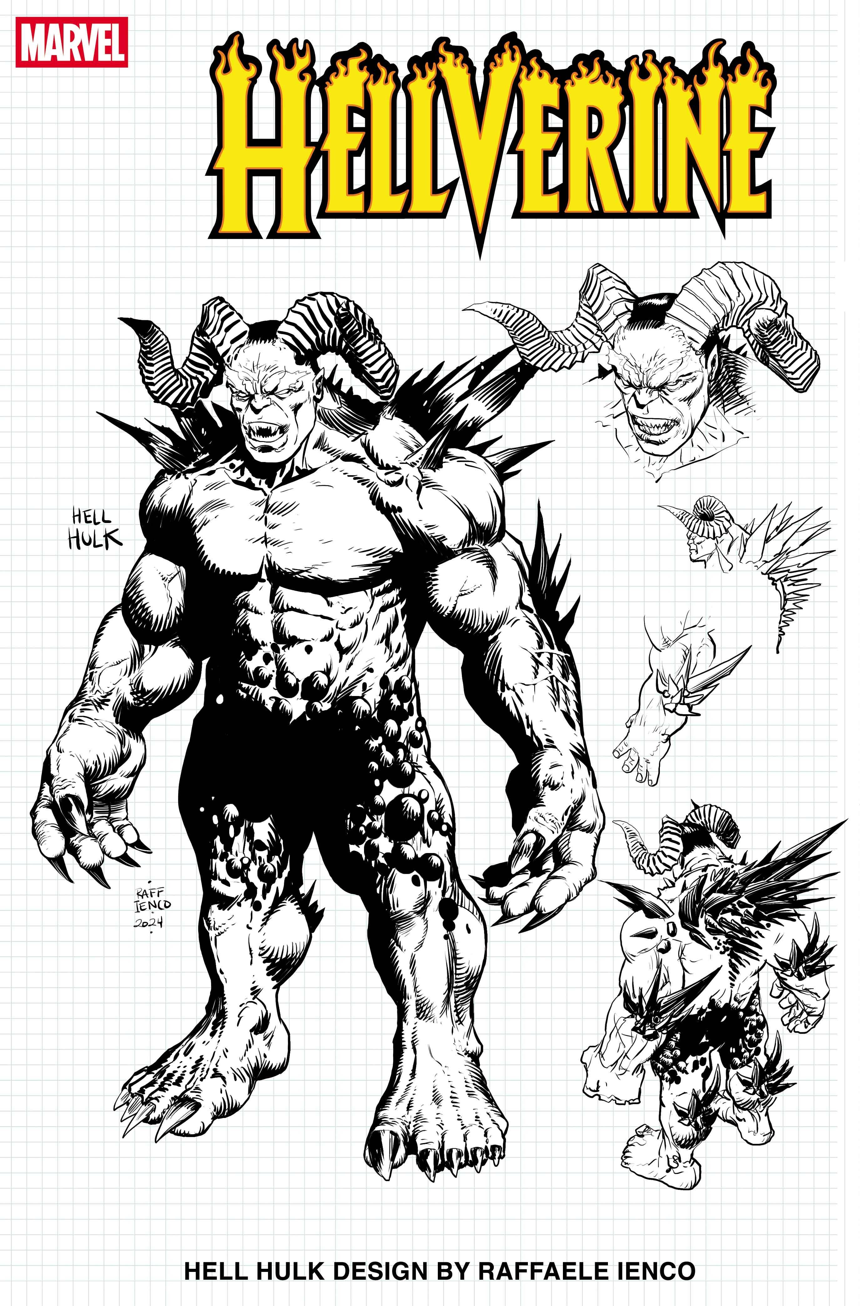 HELLVERINE (2024) #6 10 COPY INCV RAFFAELE IENCO DESIGN VAR