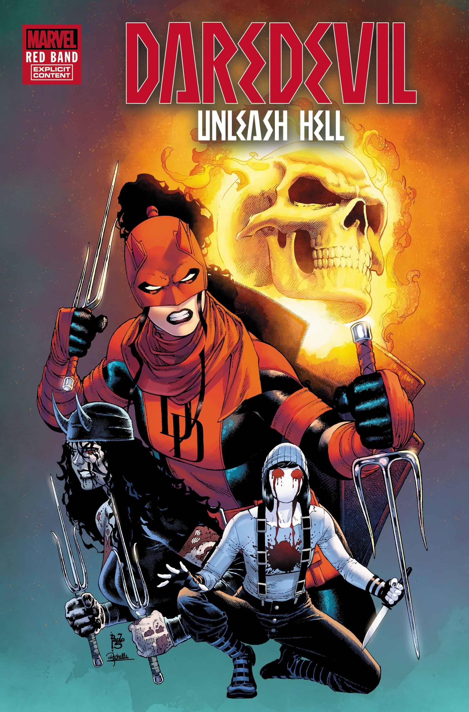 DAREDEVIL UNLEASH HELL RED BAND (2025) #5 (POLYBAG)
