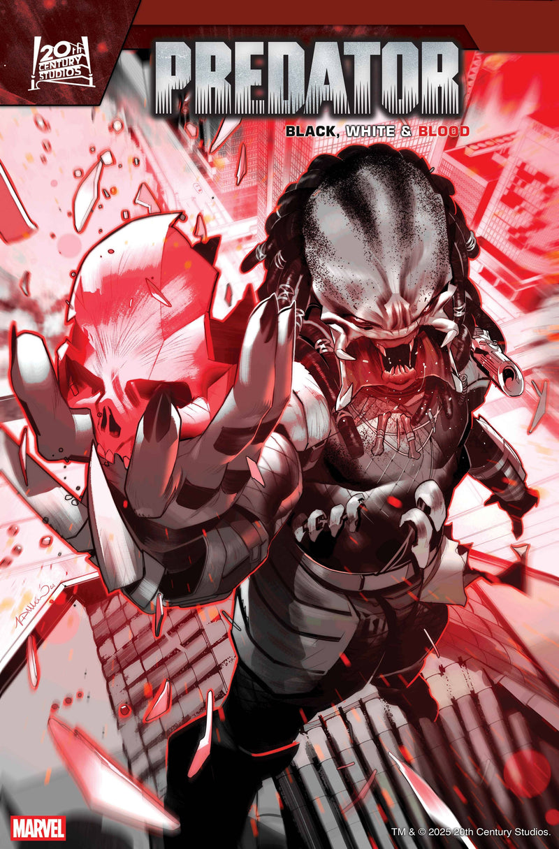 PREDATOR BLACK  WHITE & BLOOD (2025) #1