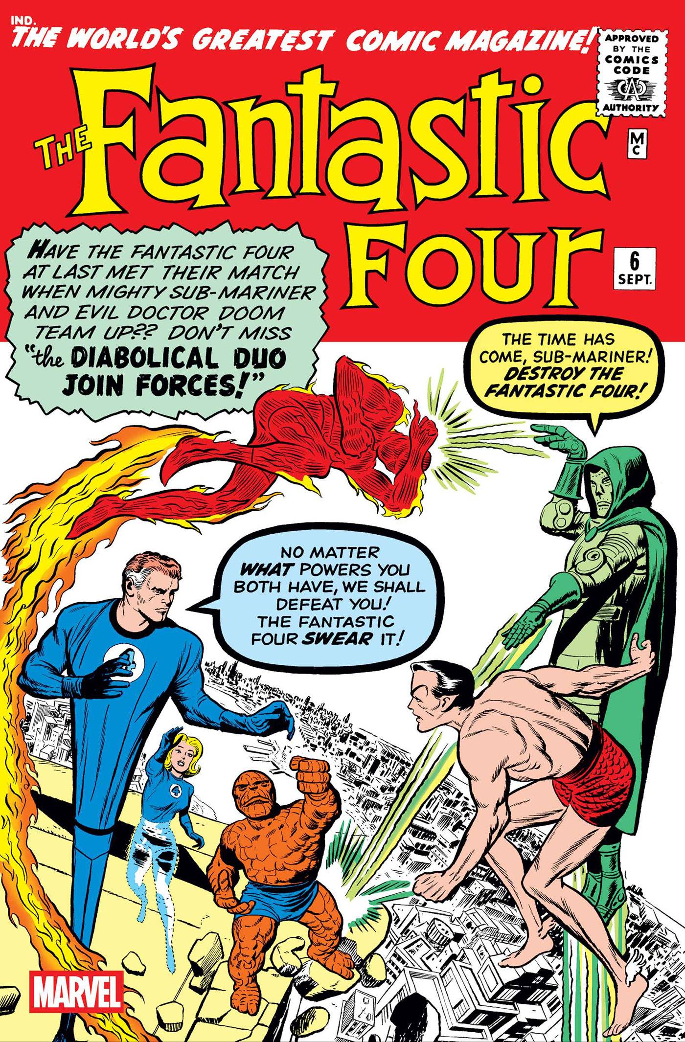 FANTASTIC FOUR (1961) #6 FACSIMILE EDITION (2025) FOIL VAR