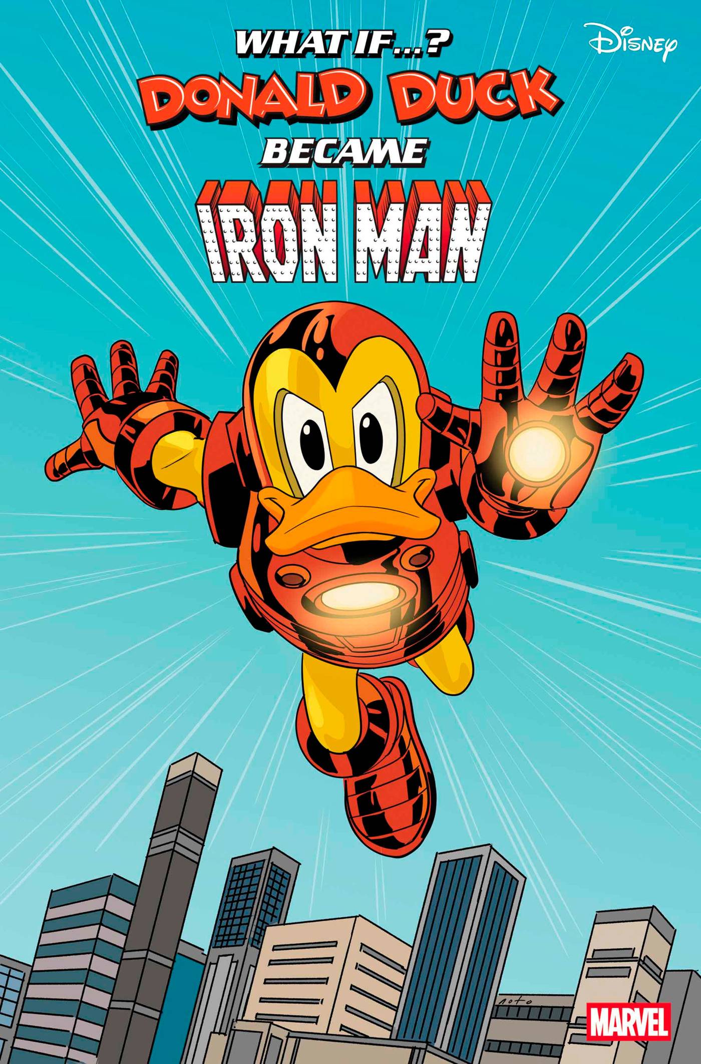 WHAT IF DONALD DUCK BECAME IRON MAN (2025) #1 (ONE SHOT) PHIL NOTO VAR