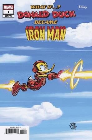 WHAT IF DONALD DUCK BECAME IRON MAN (2025) #1 (ONE SHOT) SKOTTIE YOUNG VAR