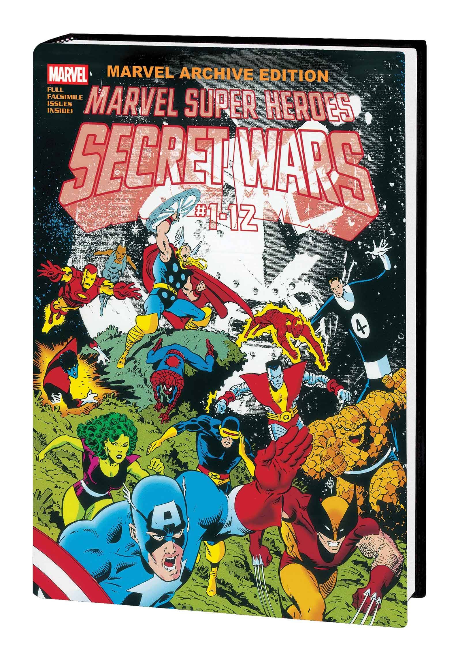 MARVEL ARCHIVE EITION MARVEL SUPER HEROES SECRET WARS GALLERY EDITION HC DIRECT MARKET VAR