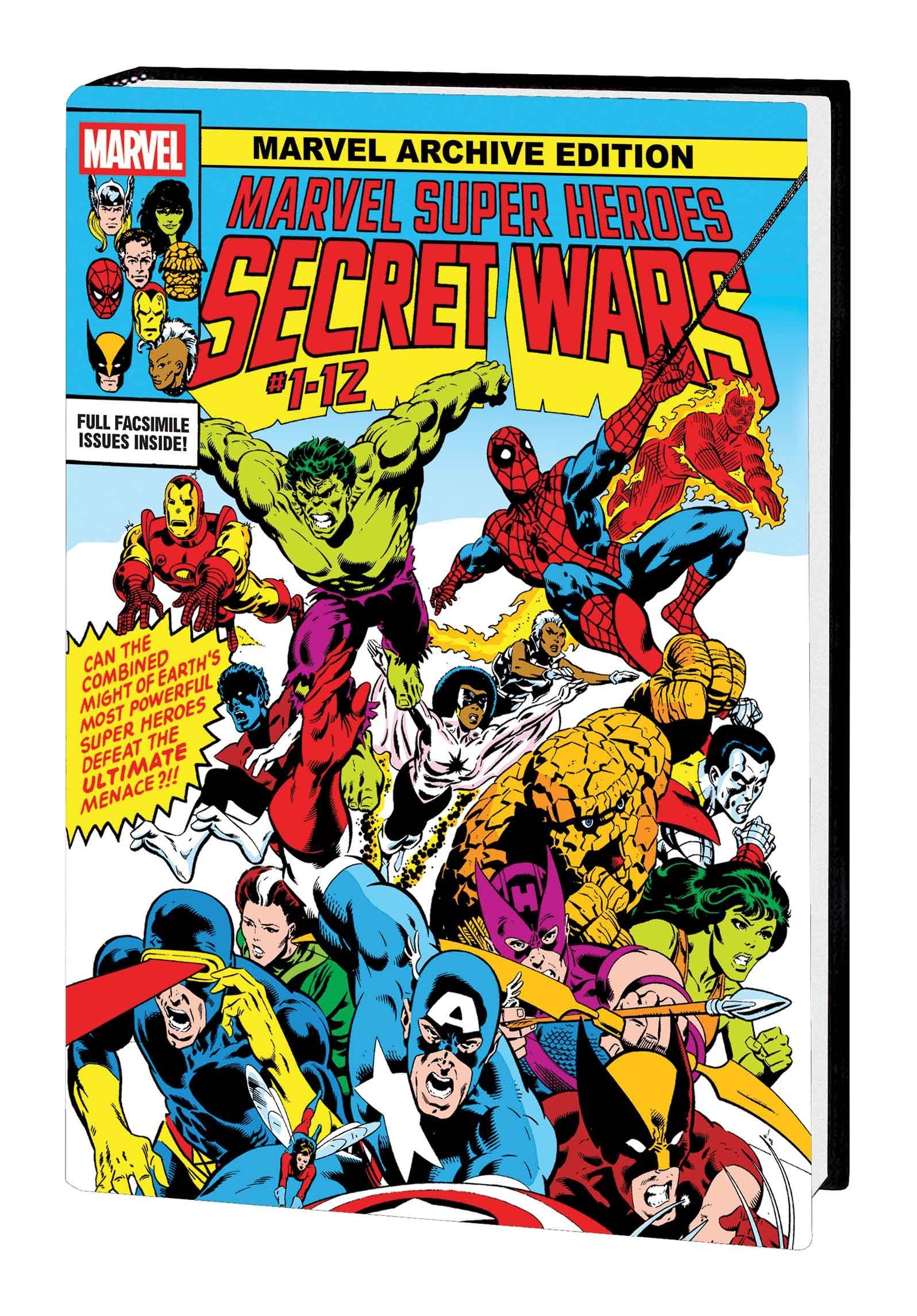 MARVEL ARCHIVE EDITION MARVEL SUPER HEROES SECRET WARS GALLERY EDITION HC