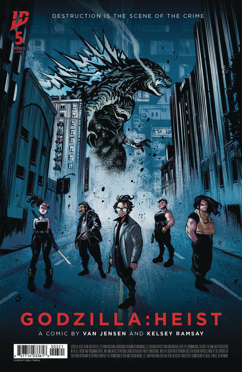 GODZILLA HEIST (2025) #5 CVR B TUNICA MOVIE