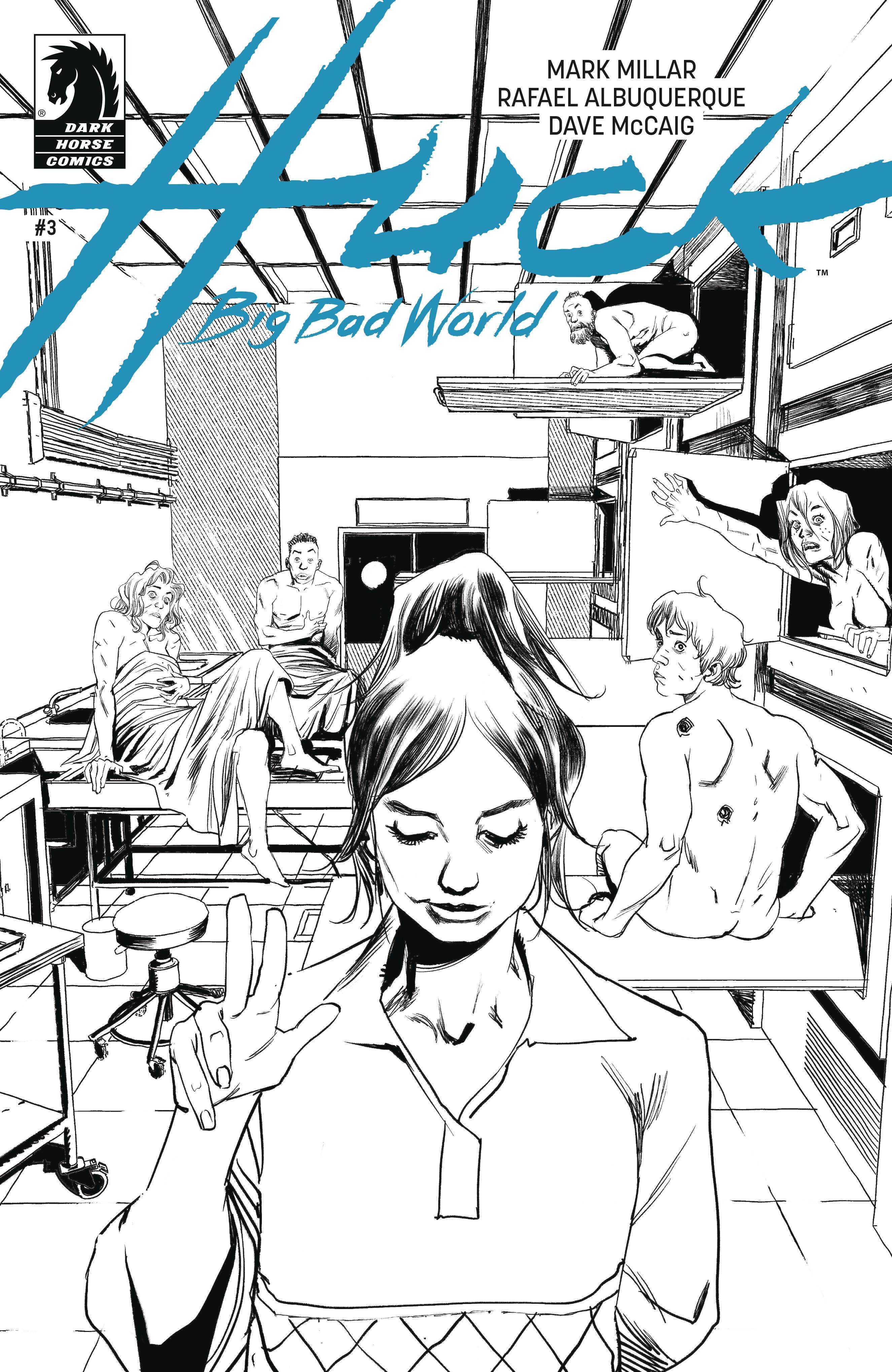 HUCK BIG BAD WORLD (2025) #3 CVR B ALBUQUERQUE BLACK & WHITE