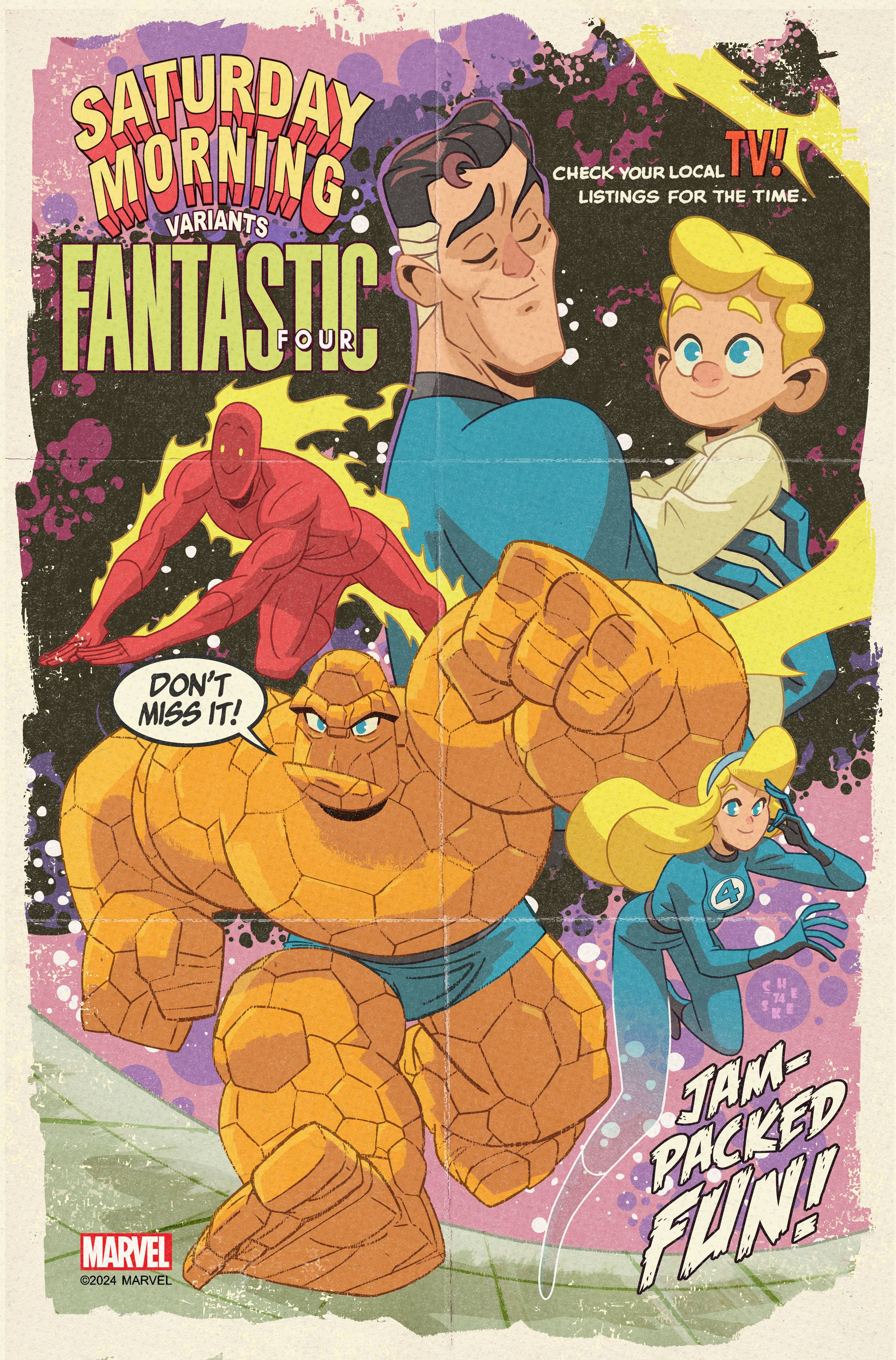 FANTASTIC FOUR (2022) #33 SEAN GALLOWAY SATURDAY MORNING VAR