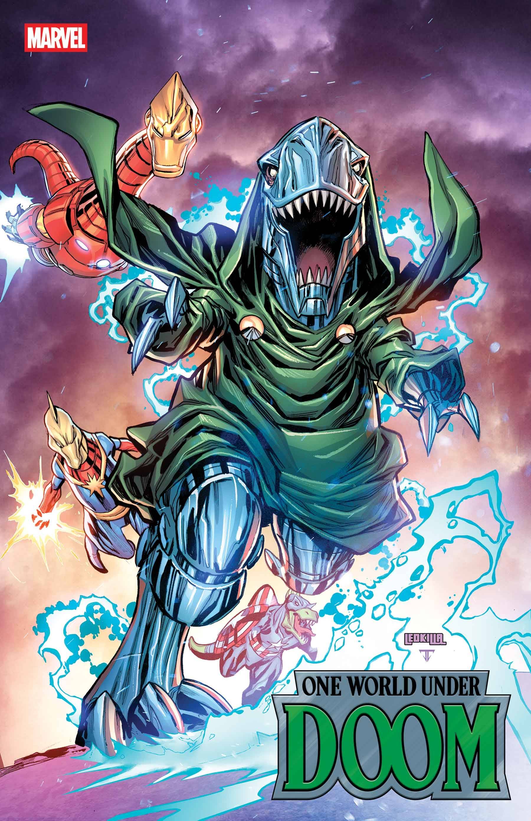 ONE WORLD UNDER DOOM (2025) #5 KEN LASHLEY DOOMASAUR VAR