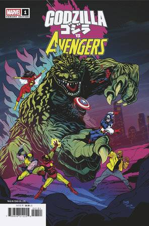GODZILLA VS AVENGERS (2025) #1 (ONE SHOT) DAVE BARDIN VAR